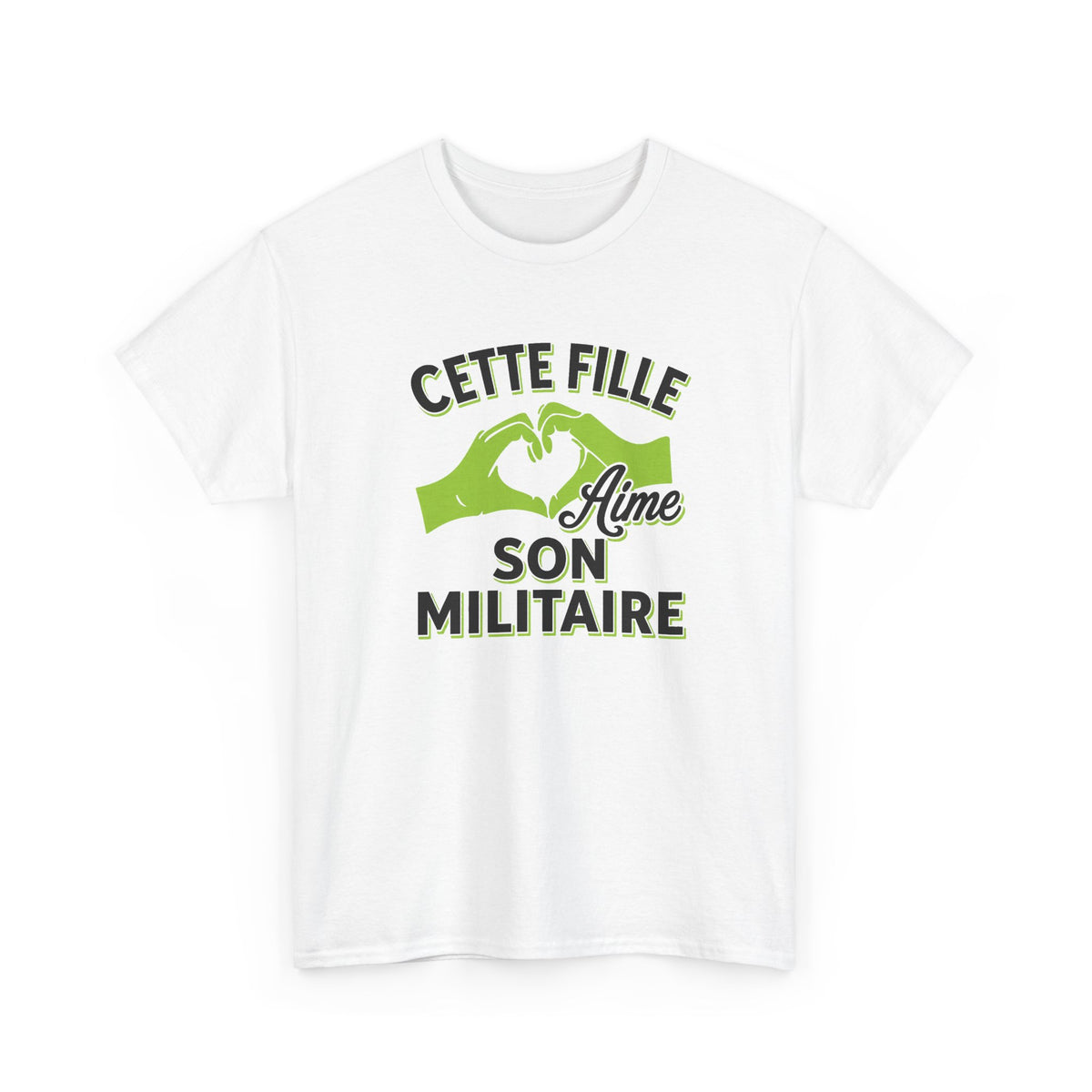 Tee Shirt Femme Militaire Couple Amour Humour Idée Cadeau Soldat Armée Conjoint