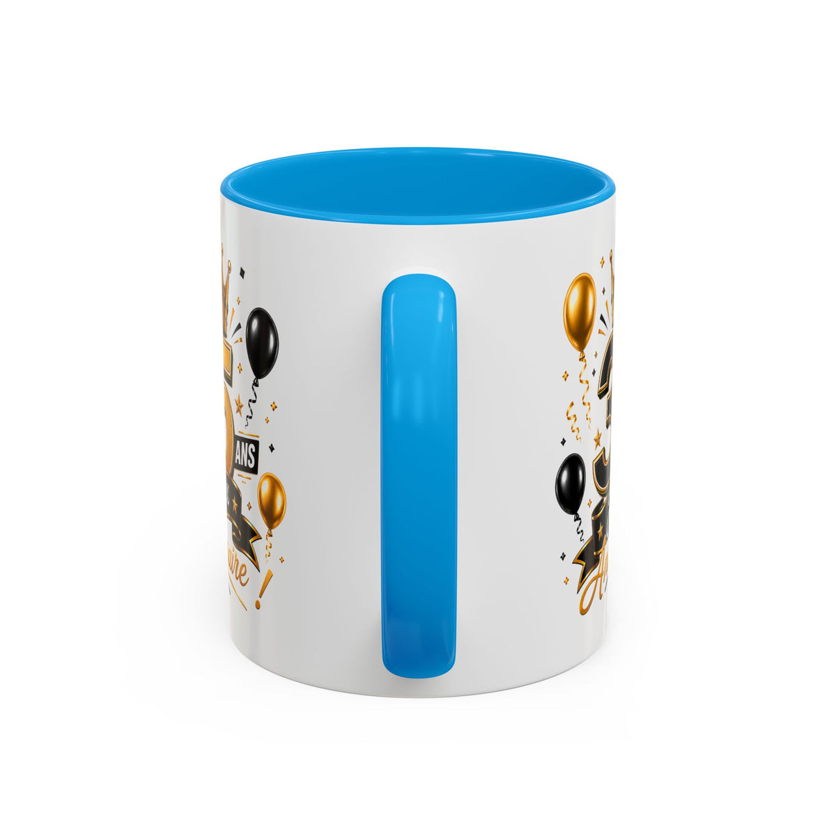 Mug Joyeux 35 Ans – Tasse Anniversaire 35 Ans – Cadeau Original pour Femme Homme – Idée Cadeau 35e Anniversaire Noir Bleu Rouge