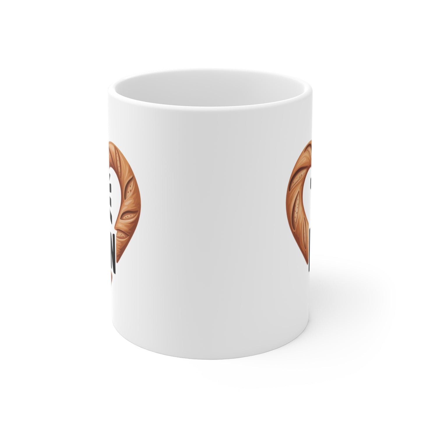 Tasse “Tié un Pain” – Mug Humour Amour Boulangerie – Cadeau Drôle Couple Saint Valentin 325ml