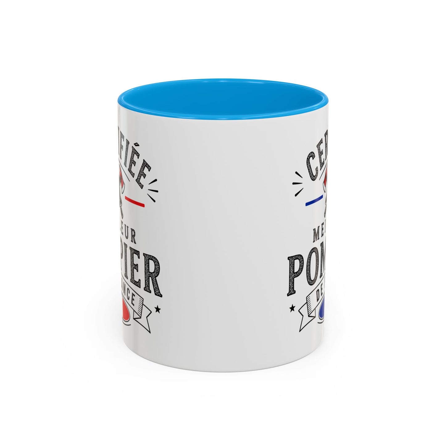 Mug Pompier Homme – Certifié Meilleur Pompier de France – Tasse Humour Métier – Cadeau Original Pompier