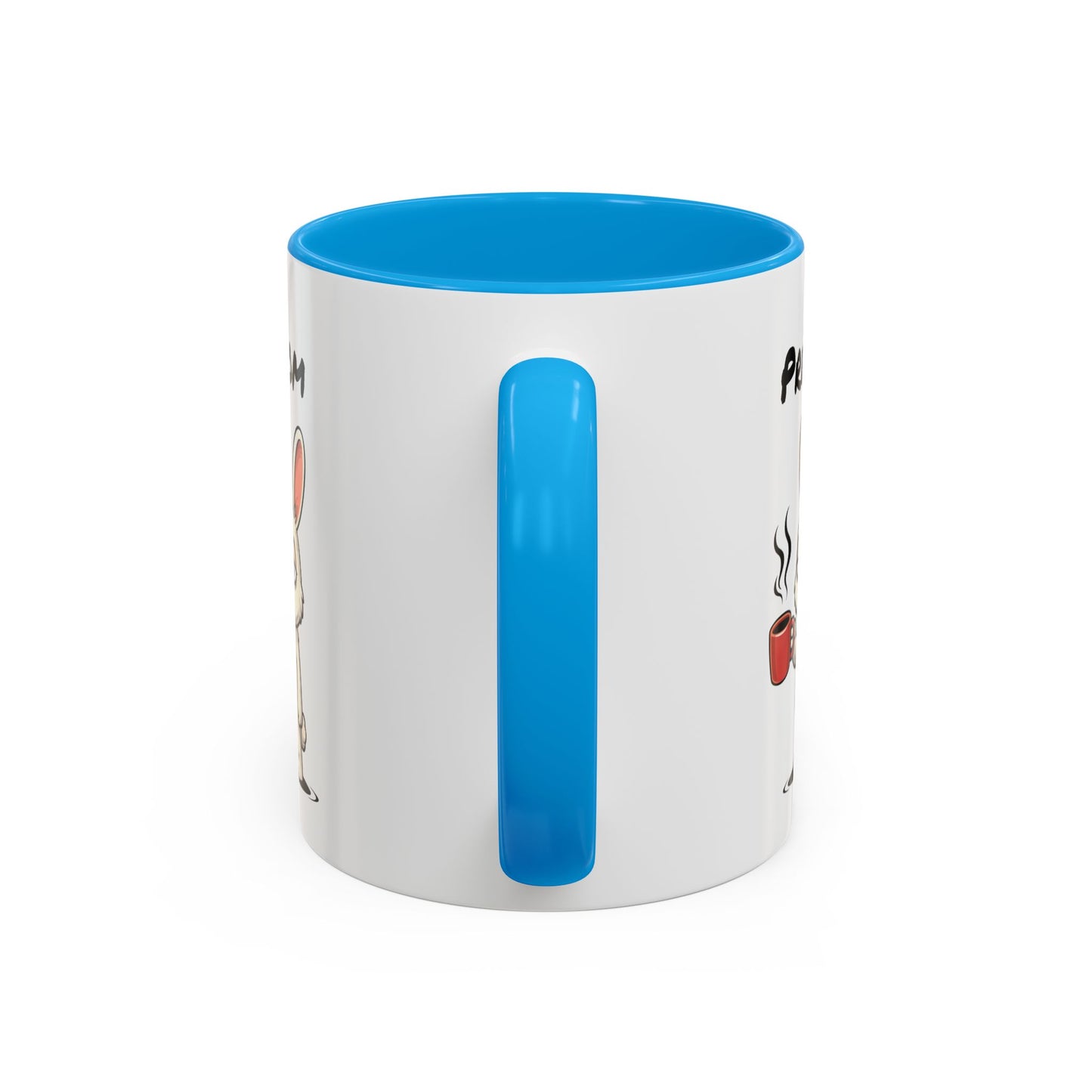 Mug Lapin Fatigué Personnalisable 325ml – Tasse Café Humoristique Animal Mignon Drôle Réveil Difficile