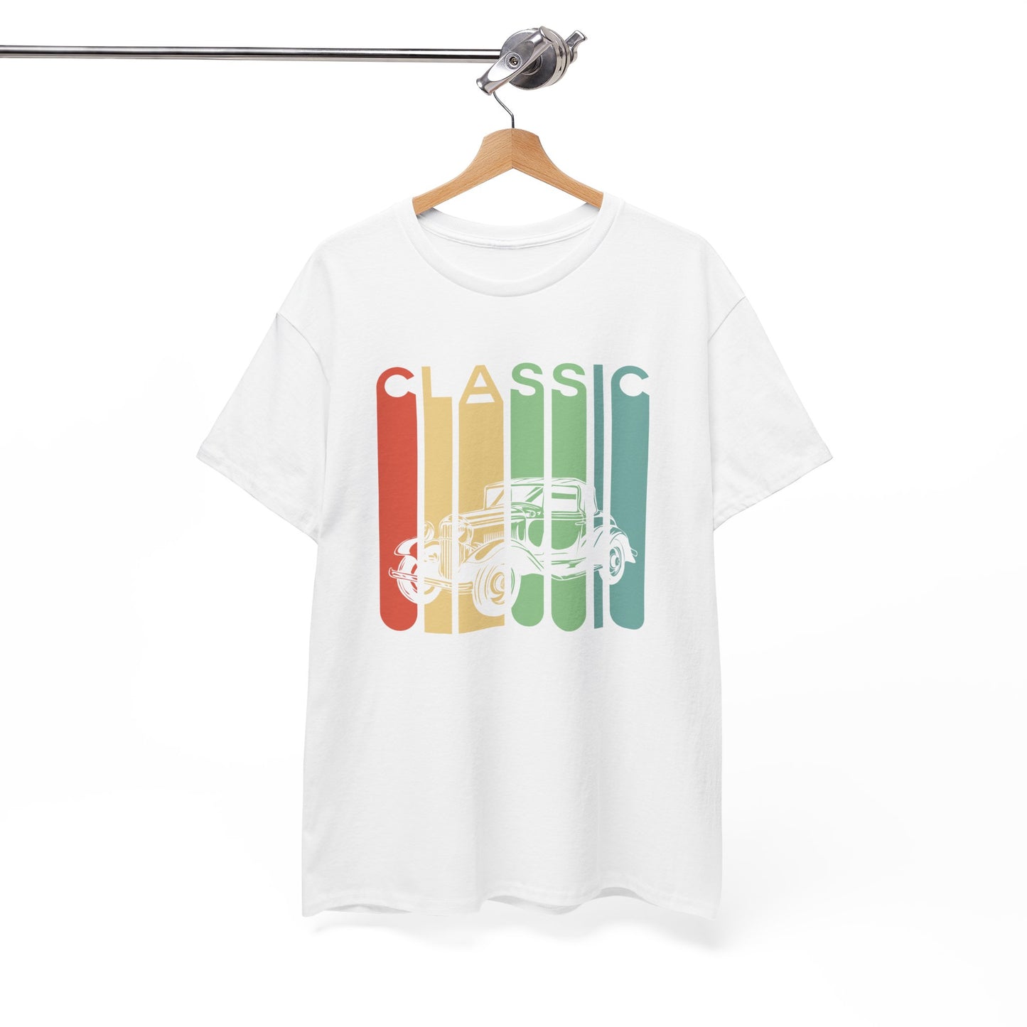 T-Shirt Voiture Vintage Homme et Femme – Automobile Ancienne Classic Rétro – Cadeau Passionné Auto Collectionneur – Style Vintage