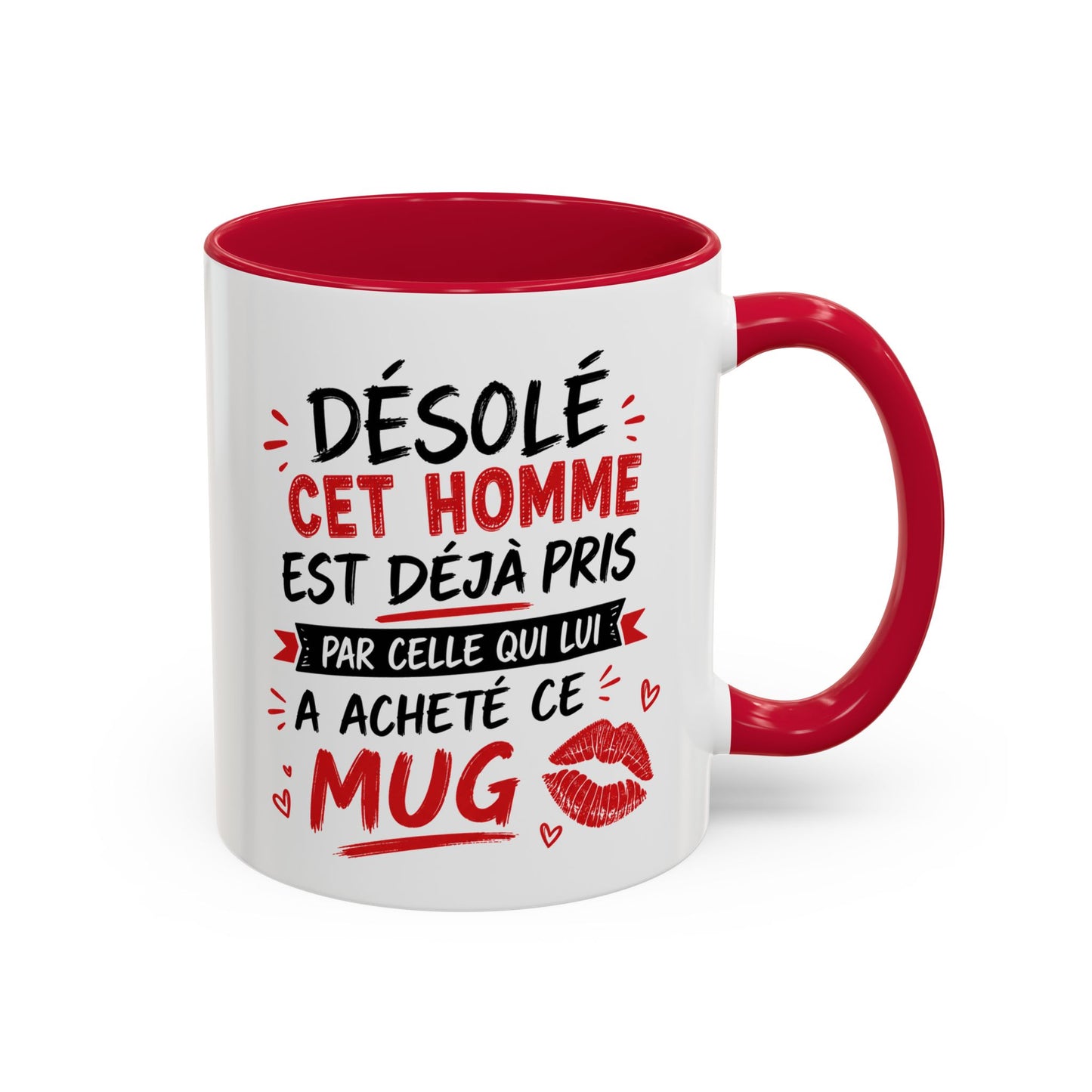 Mug Humour Homme Déjà Pris – Cadeau Couple Original – Tasse Amoureuse Drôle pour Petit Ami Mari Homme 325ml