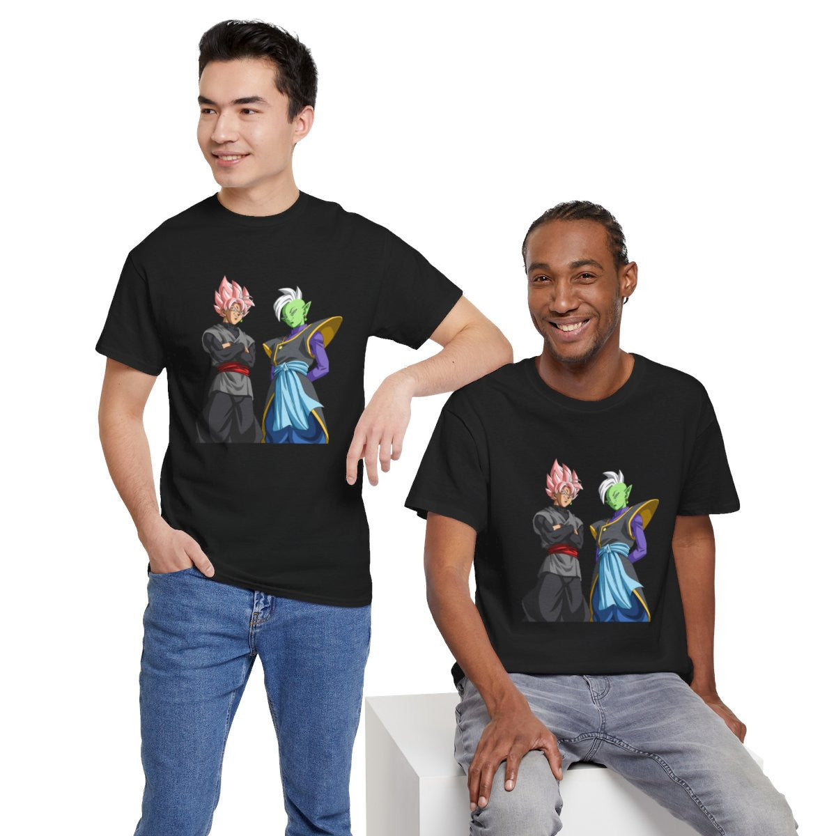 Tee shirt Unisex Zamasu goku black Homme/Femme