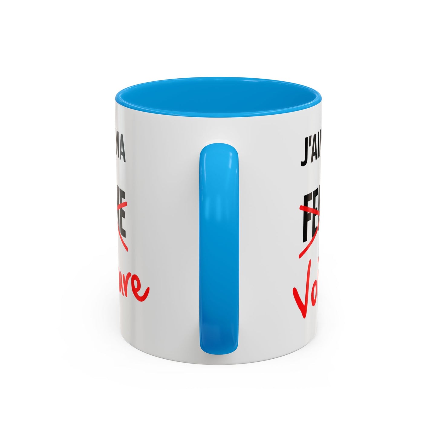 Tasse J’aime ma Voiture 325ml – Mug Céramique Humour Auto Passion Automobile Cadeau Original