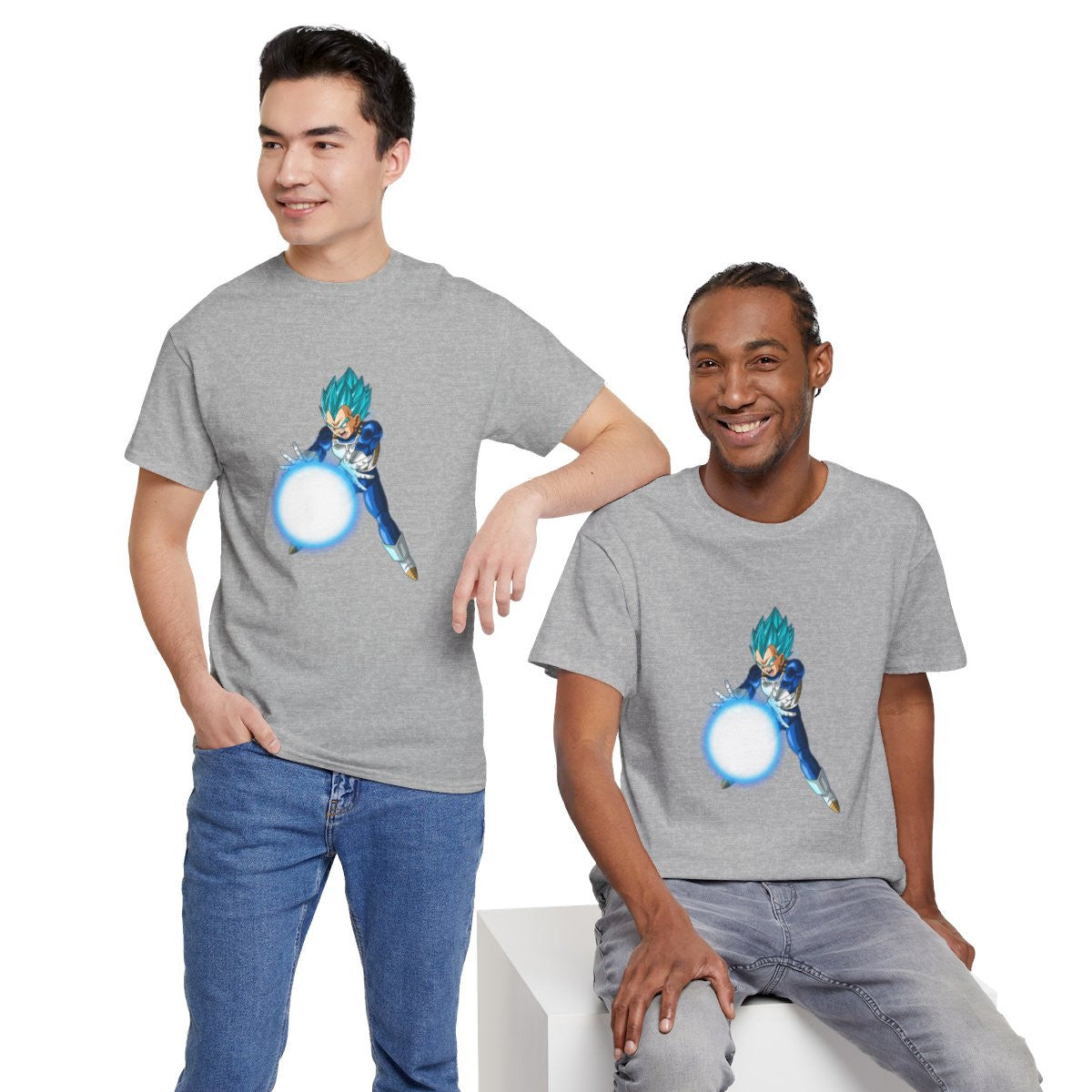 Tee shirt Unisex Vegeta blue Homme/Femme