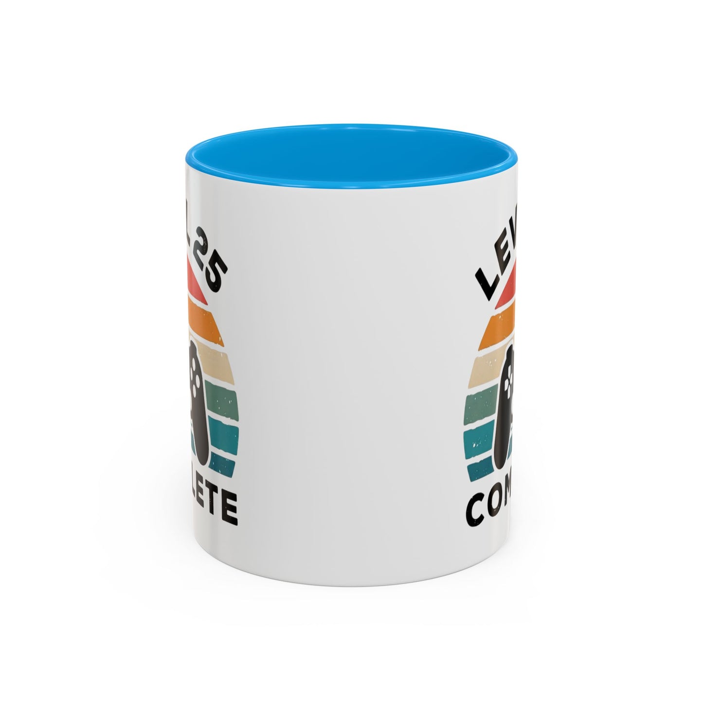 Tasse Level 25 Complète – Mug Gamer 25 Ans Homme Femme – Cadeau Anniversaire 25 Ans Gaming Console 325 ml