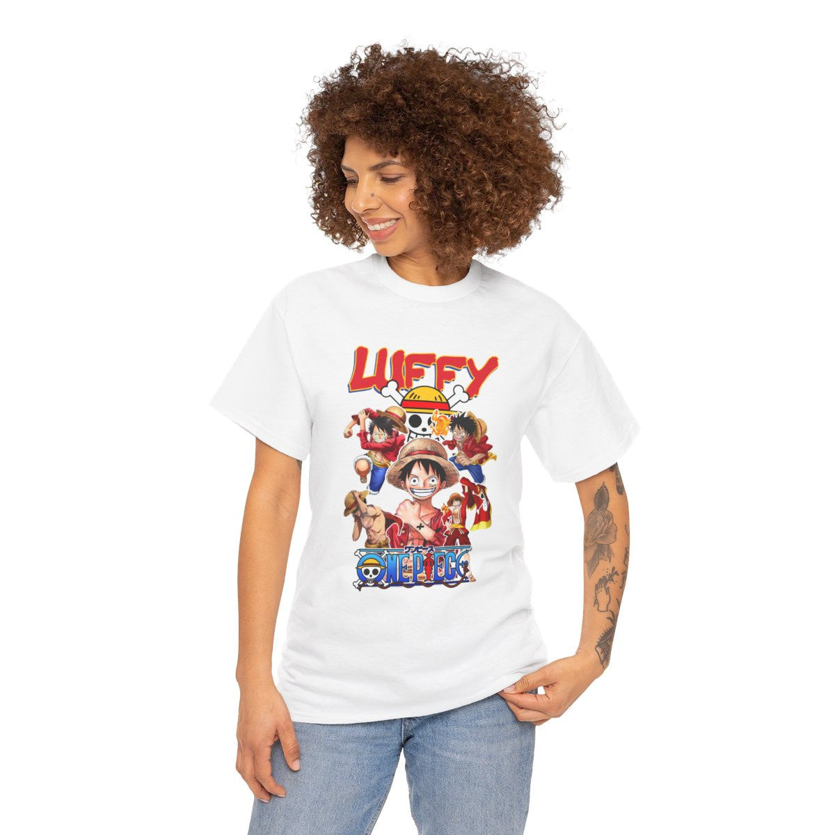 Tee shirt Unisex Luffy One piece Homme/Femme
