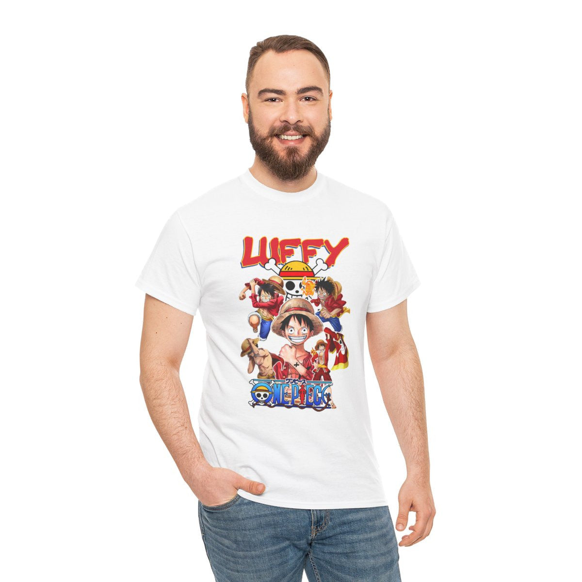 Tee shirt Unisex Luffy One piece Homme/Femme