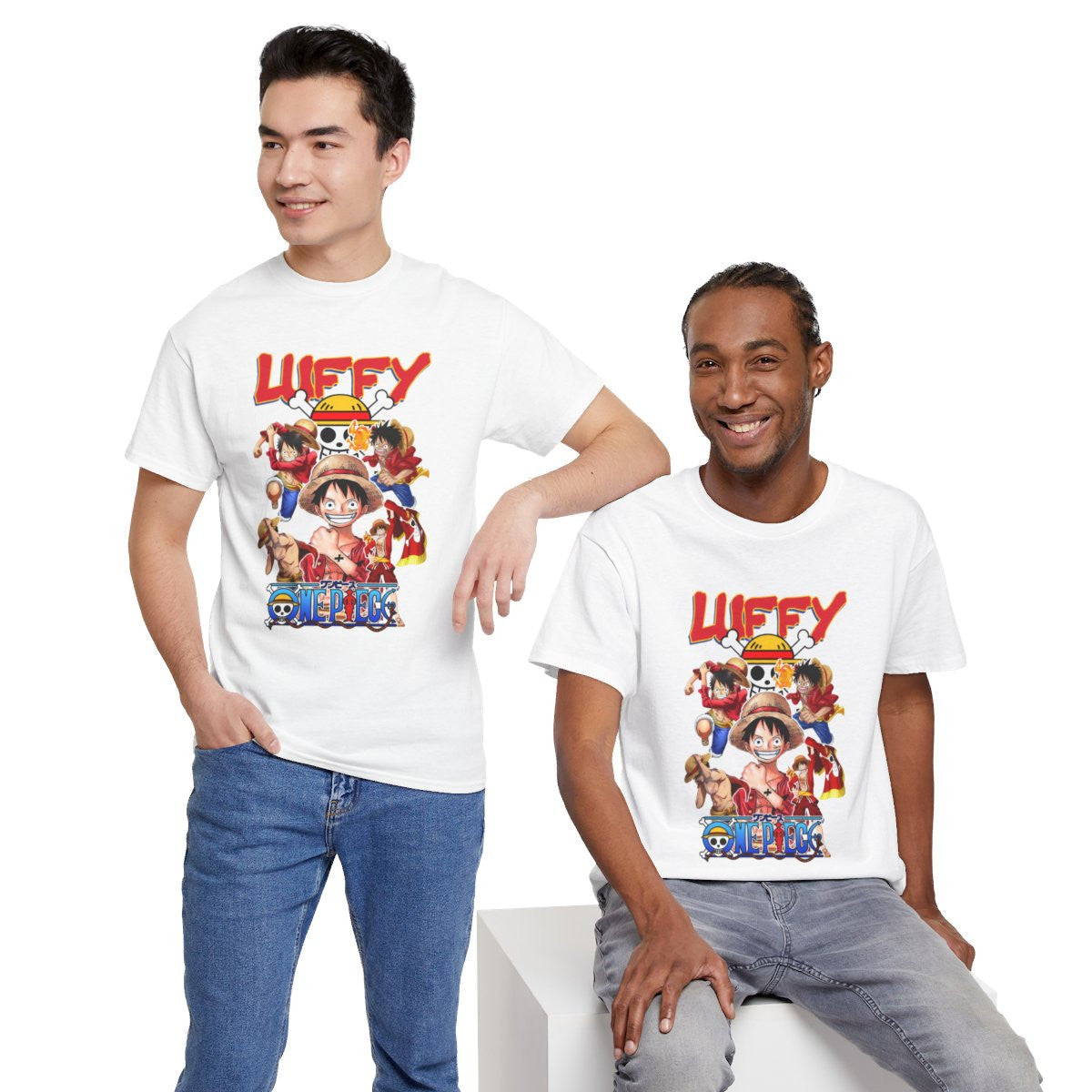 Tee shirt Unisex Luffy One piece Homme/Femme