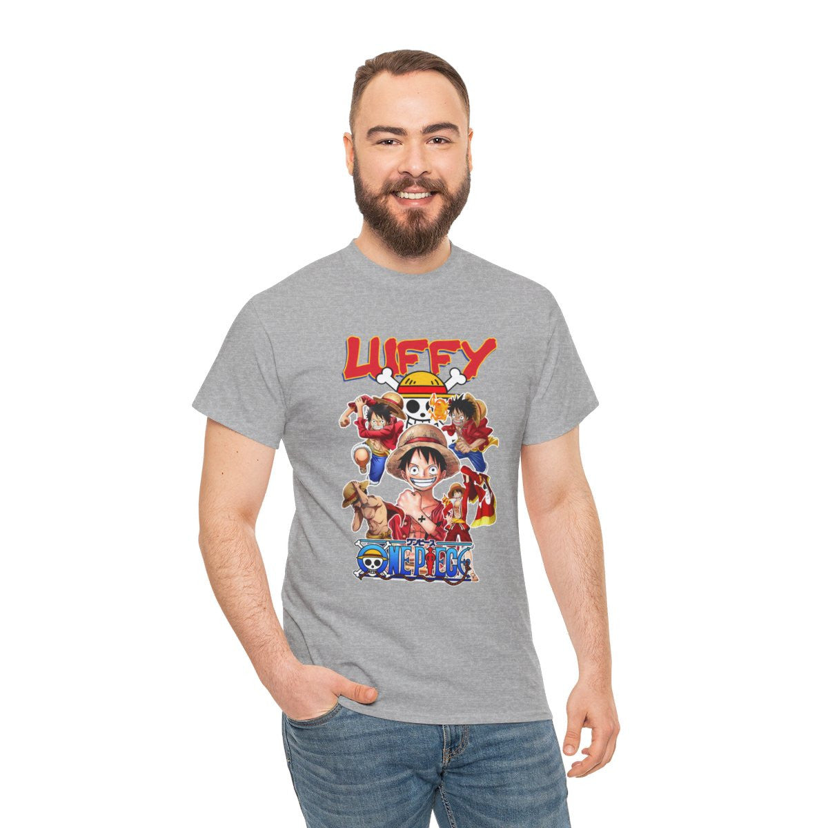 Tee shirt Unisex Luffy One piece Homme/Femme