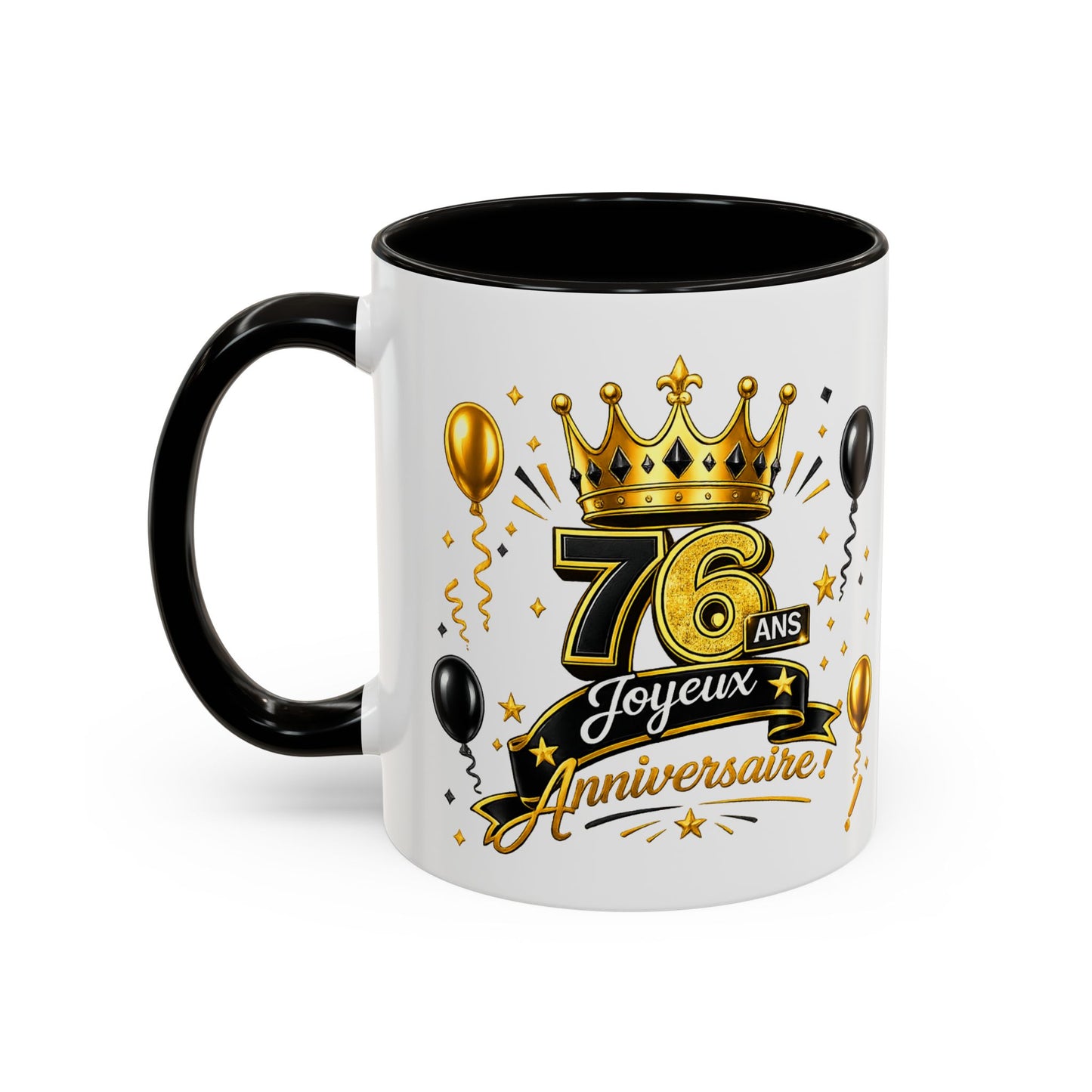 Mug Joyeux 76 Ans – Tasse Anniversaire 76 Ans – Cadeau Original pour Femme Homme – Idée Cadeau 76e Anniversaire