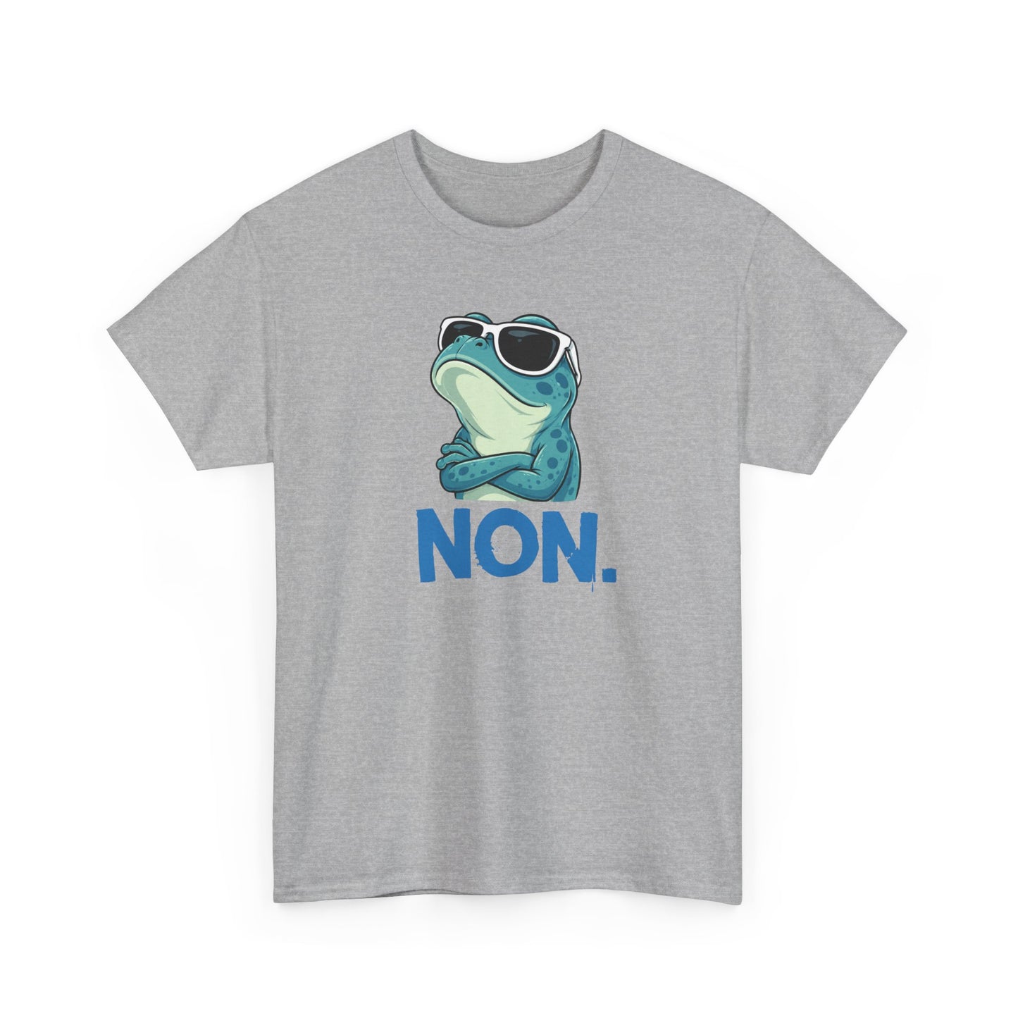 Tee-Shirt Humour Homme et Femme – Grenouille Drôle avec Lunettes de Soleil – Idée Cadeau Original Anniversaire
