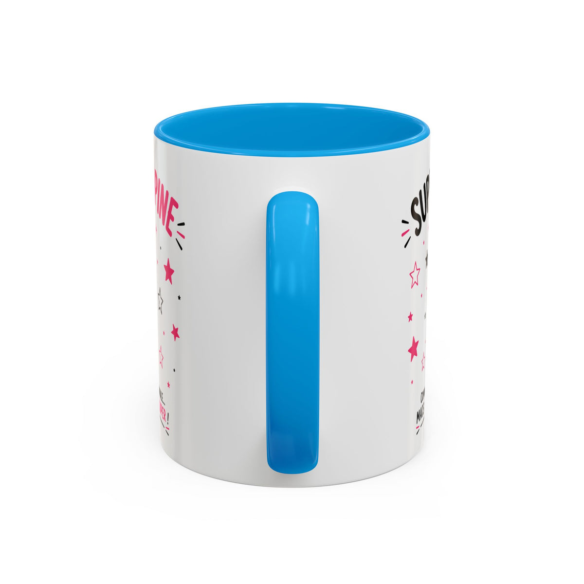 Mug Super Copine – Tasse Humoristique pour Amie – Idée Cadeau Originale pour une Super Copine – Anniversaire Noël Amitié noir bleu rouge