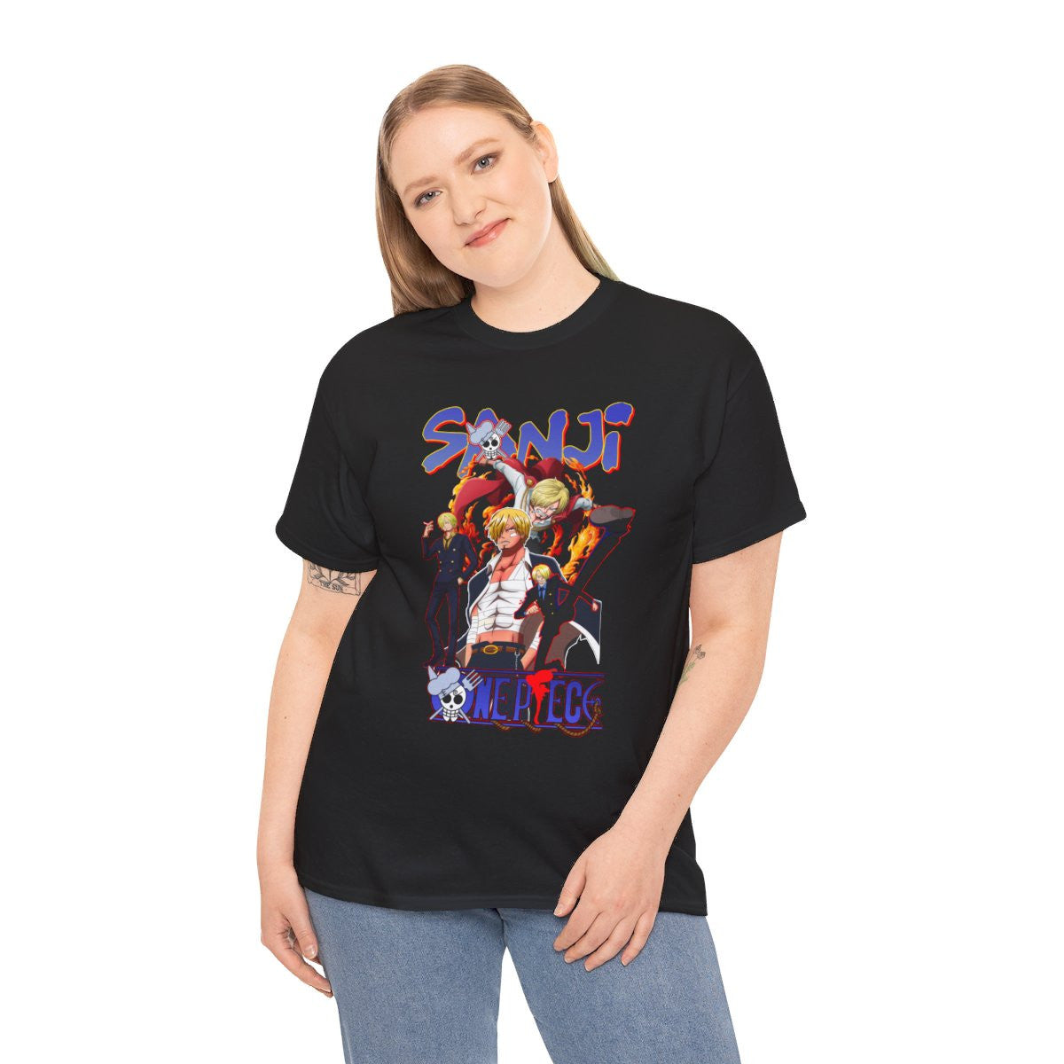 Tee shirt Unisex Sanji One piece Homme/Femme