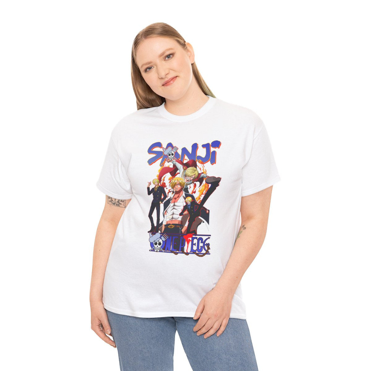 Tee shirt Unisex Sanji One piece Homme/Femme