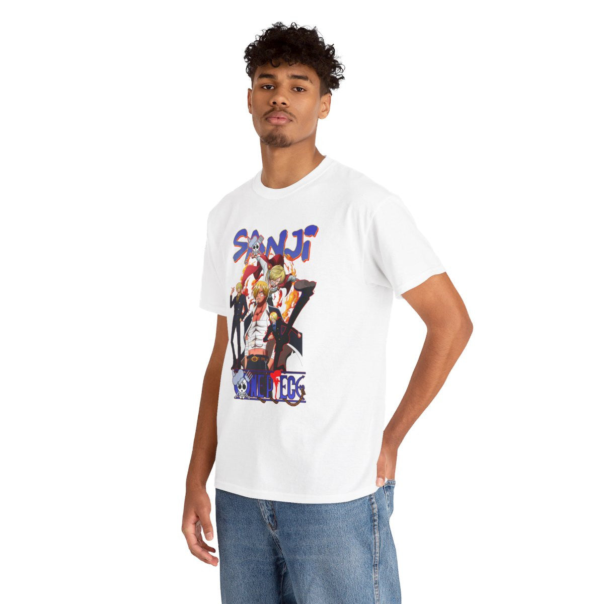 Tee shirt Unisex Sanji One piece Homme/Femme