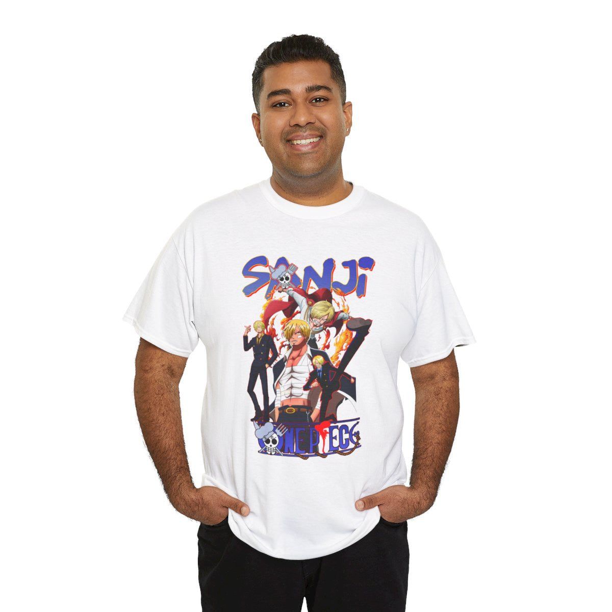 Tee shirt Unisex Sanji One piece Homme/Femme