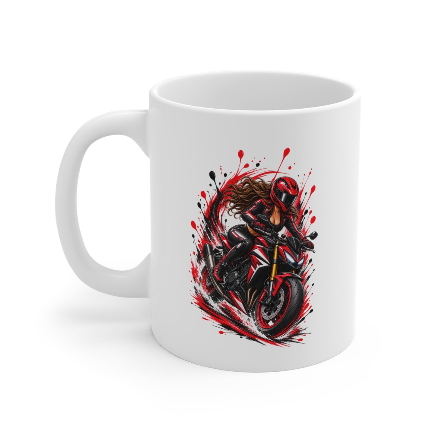 Mug Moto Femme – Tasse Motarde Passion Moto – Cadeau Original Femme – Amatrice de Moto et Sensations Fortes
