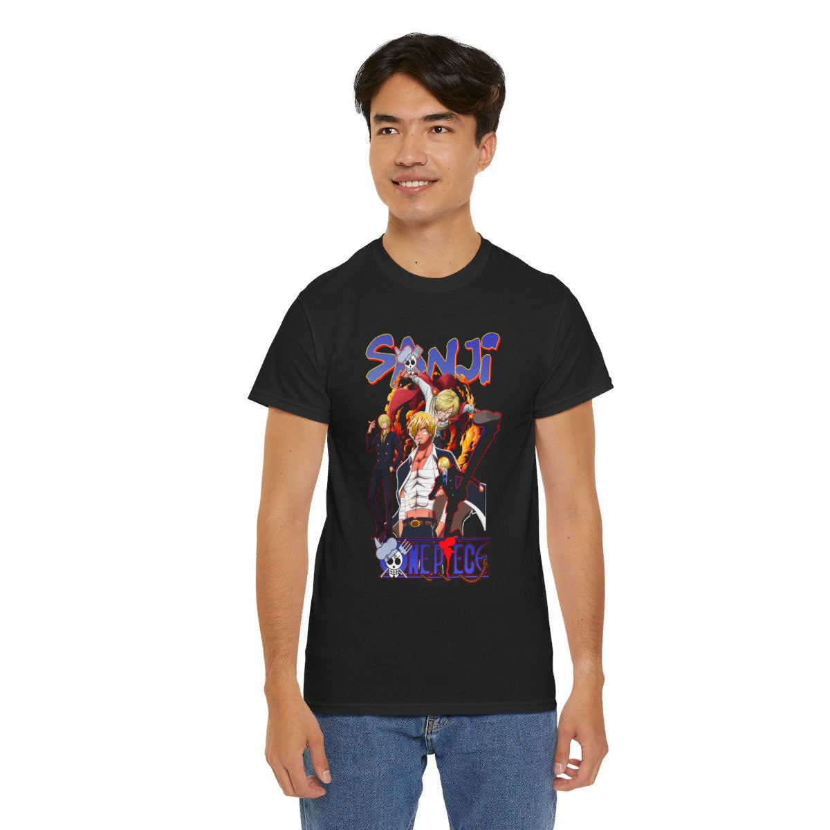 Tee shirt Unisex Sanji One piece Homme/Femme