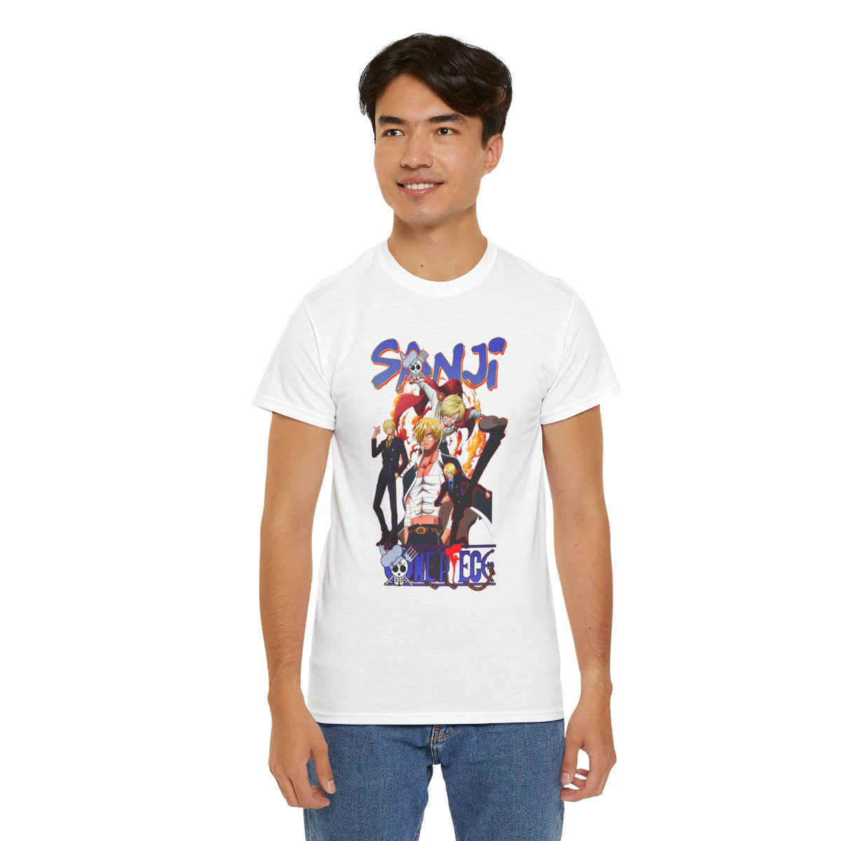 Tee shirt Unisex Sanji One piece Homme/Femme