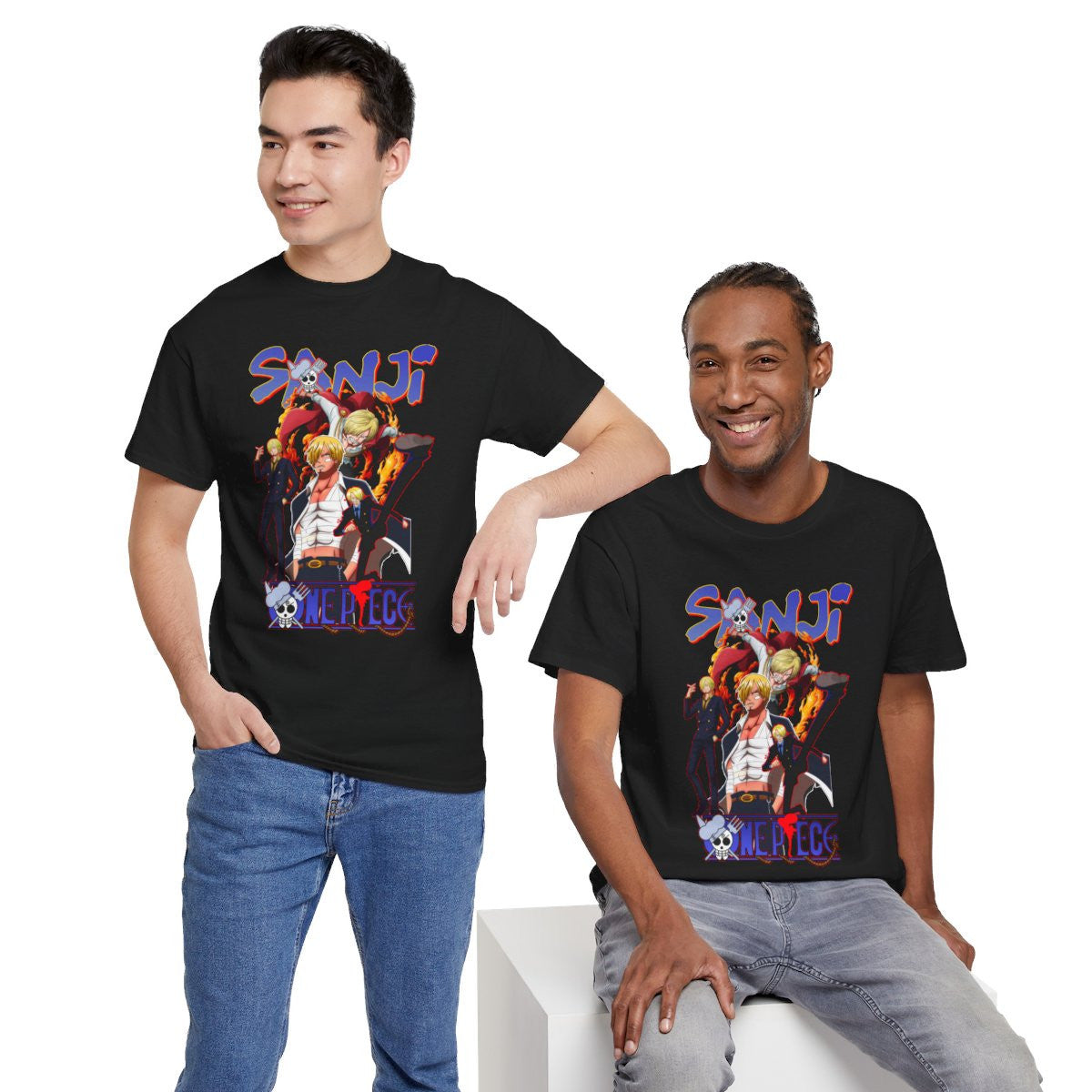 Tee shirt Unisex Sanji One piece Homme/Femme