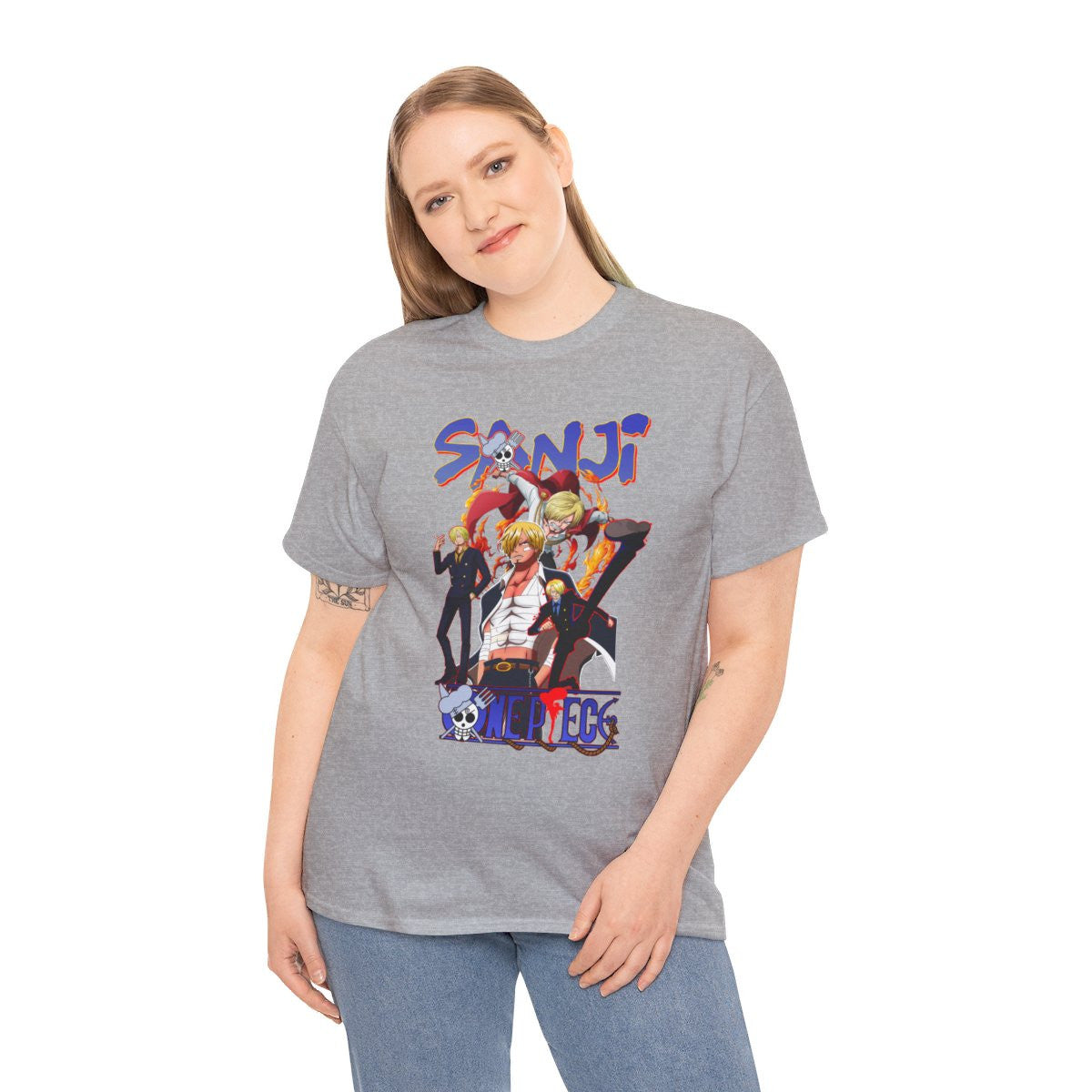 Tee shirt Unisex Sanji One piece Homme/Femme