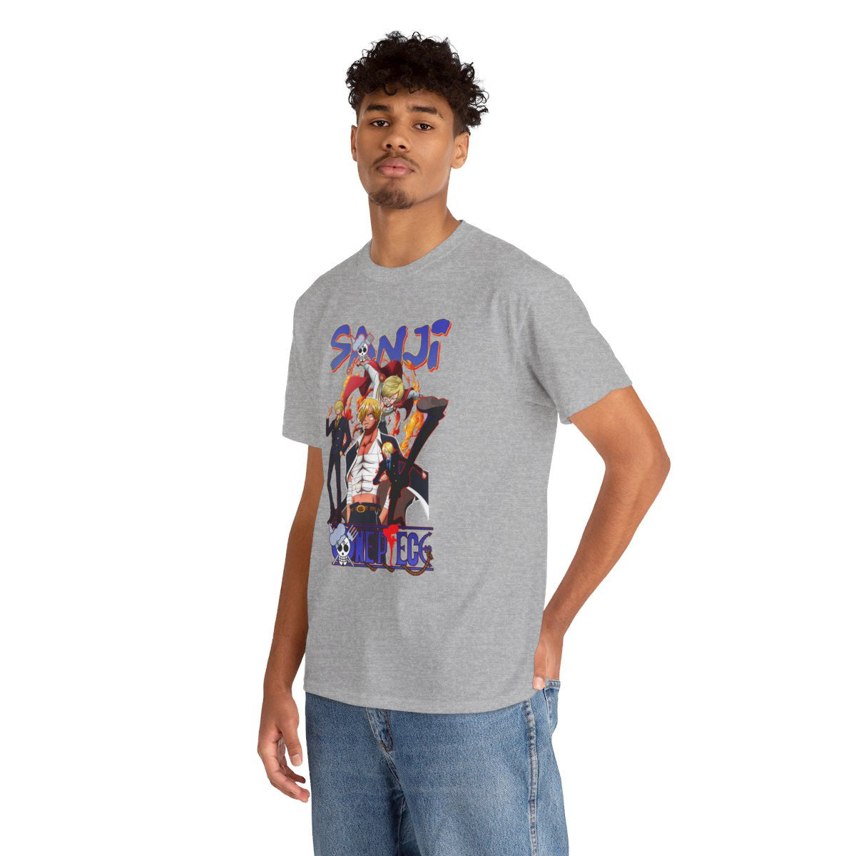 Tee shirt Unisex Sanji One piece Homme/Femme