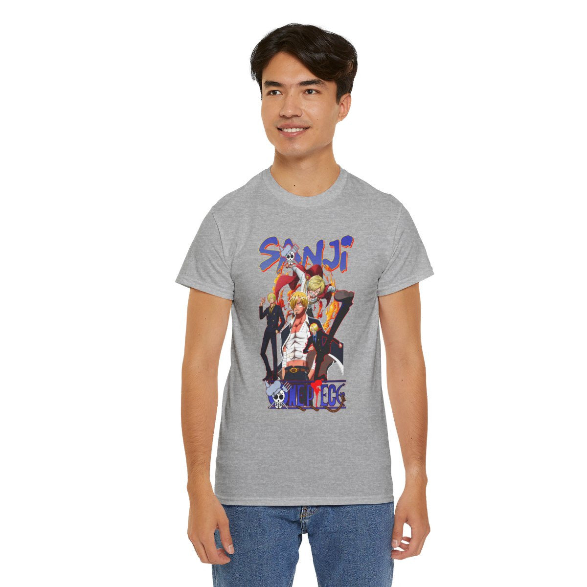 Tee shirt Unisex Sanji One piece Homme/Femme