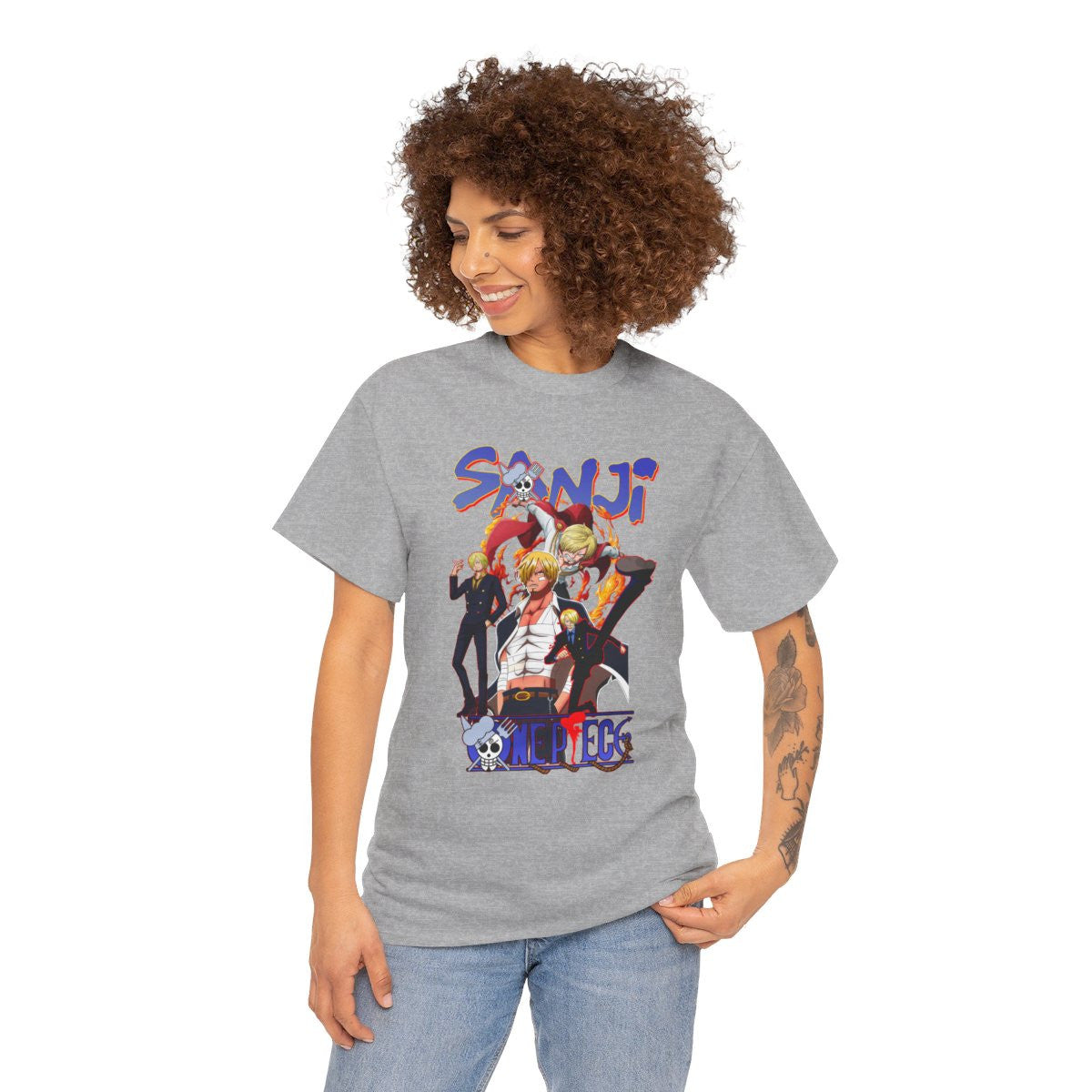 Tee shirt Unisex Sanji One piece Homme/Femme