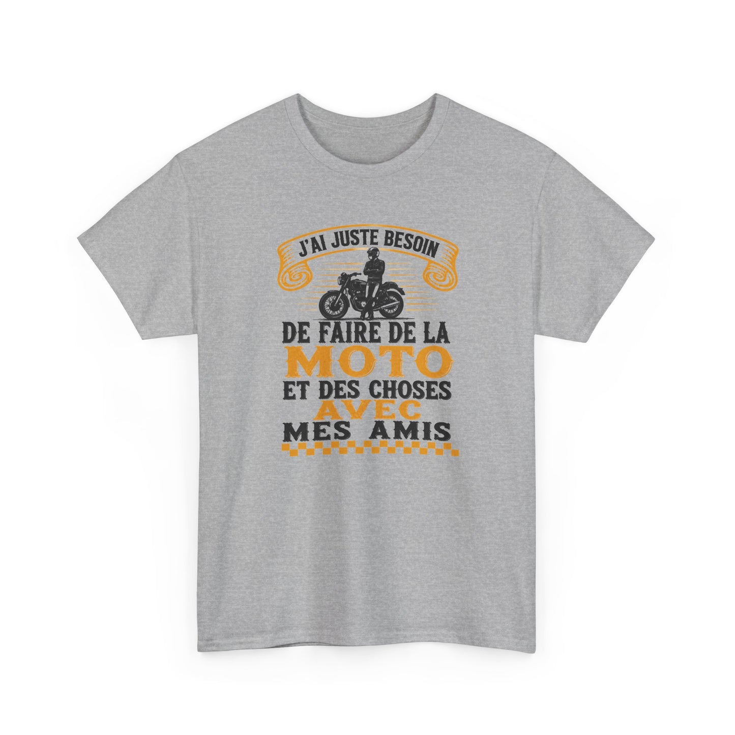Tee Shirt Homme et Femme Motard Moto Biker Passion Deux Roues Balade entre Amis Idée Cadeau