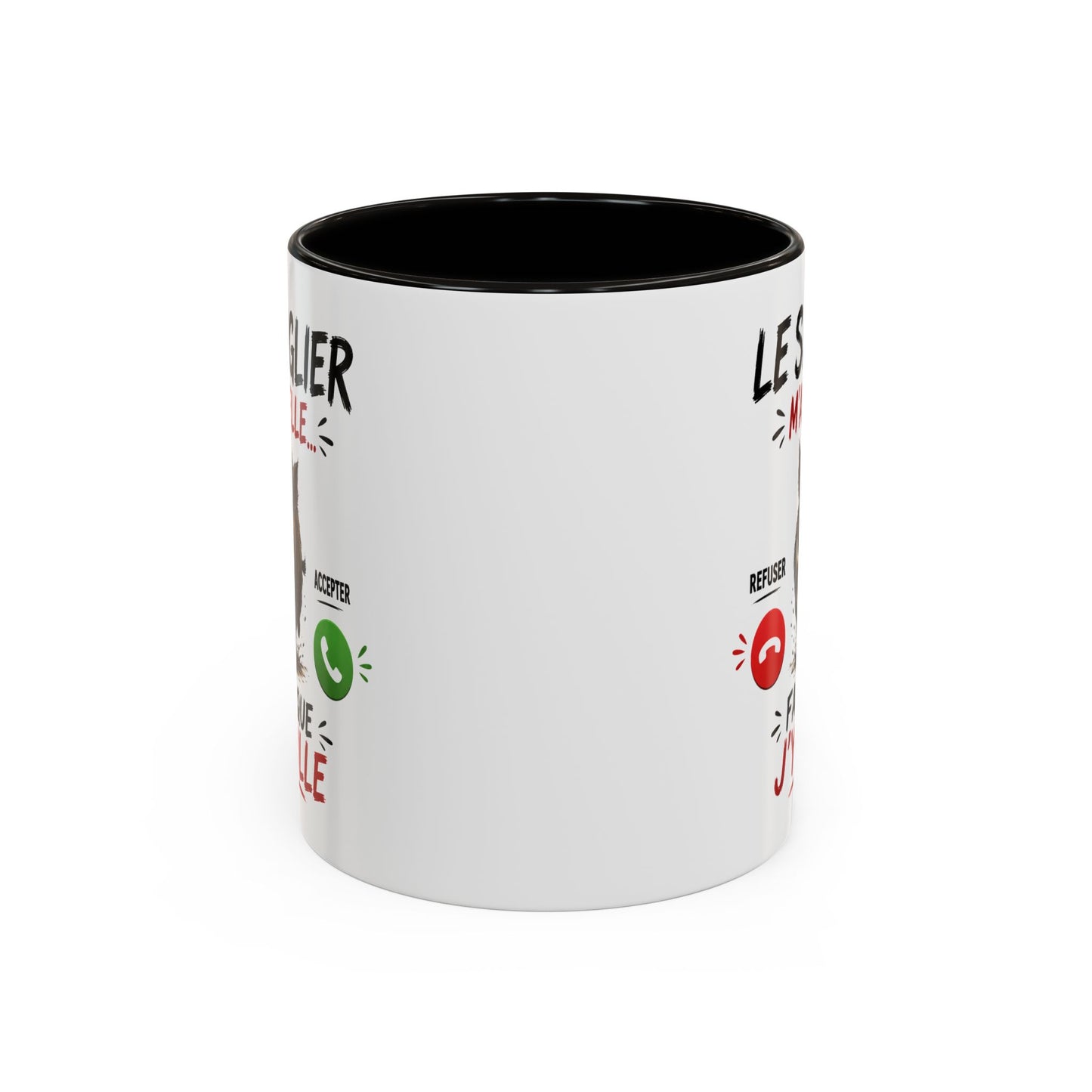 Tasse Le Sanglier M’Appelle Faut Que J’Y Aille – Mug Humour Chasse Sanglier – Cadeau Homme Femme 325ml