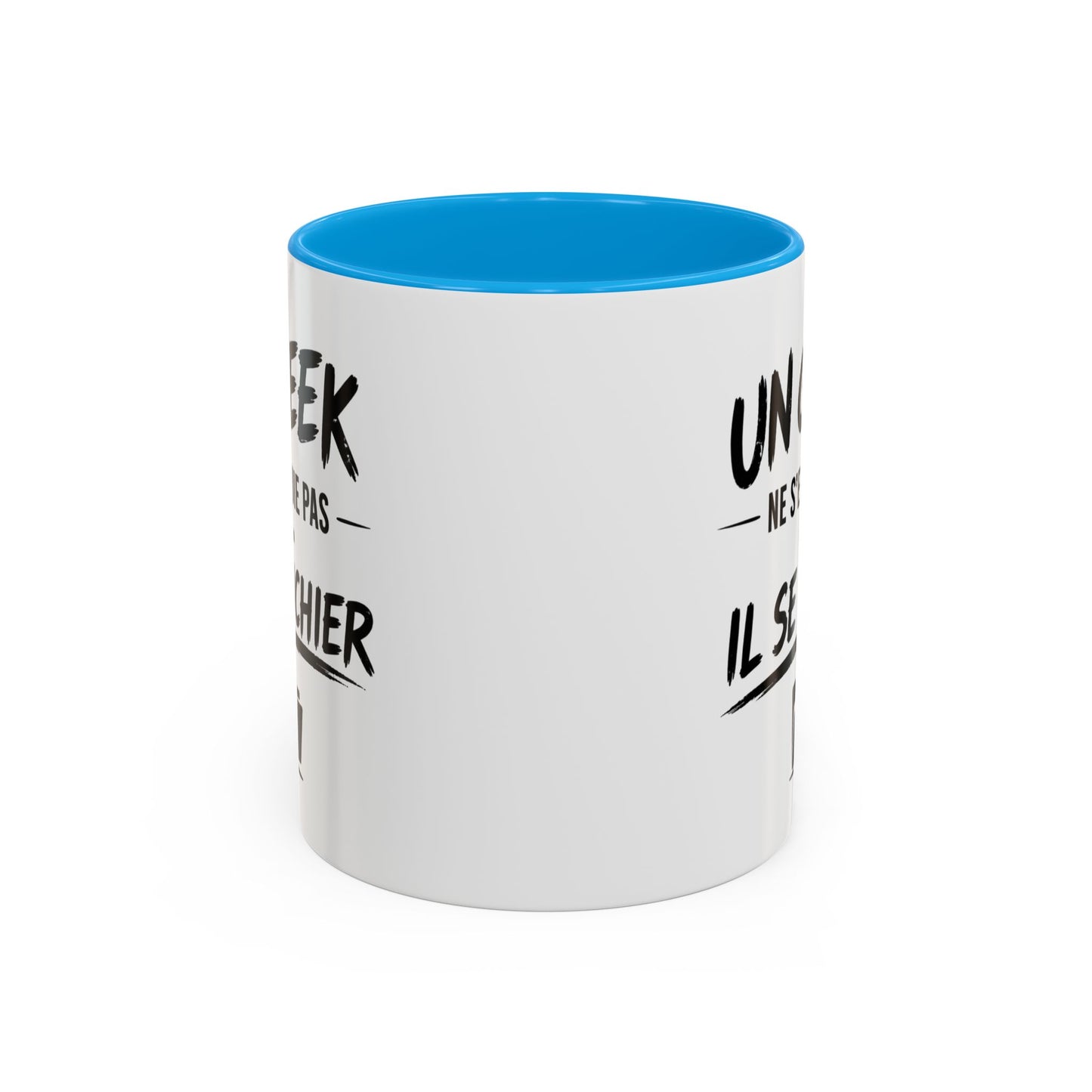 Mug Geek Informatique – Un Geek Ne S’ennuie Pas Il Se Fichier – Tasse Humour Développeur Gamer Programmation Cadeau Original Céramique 325ml