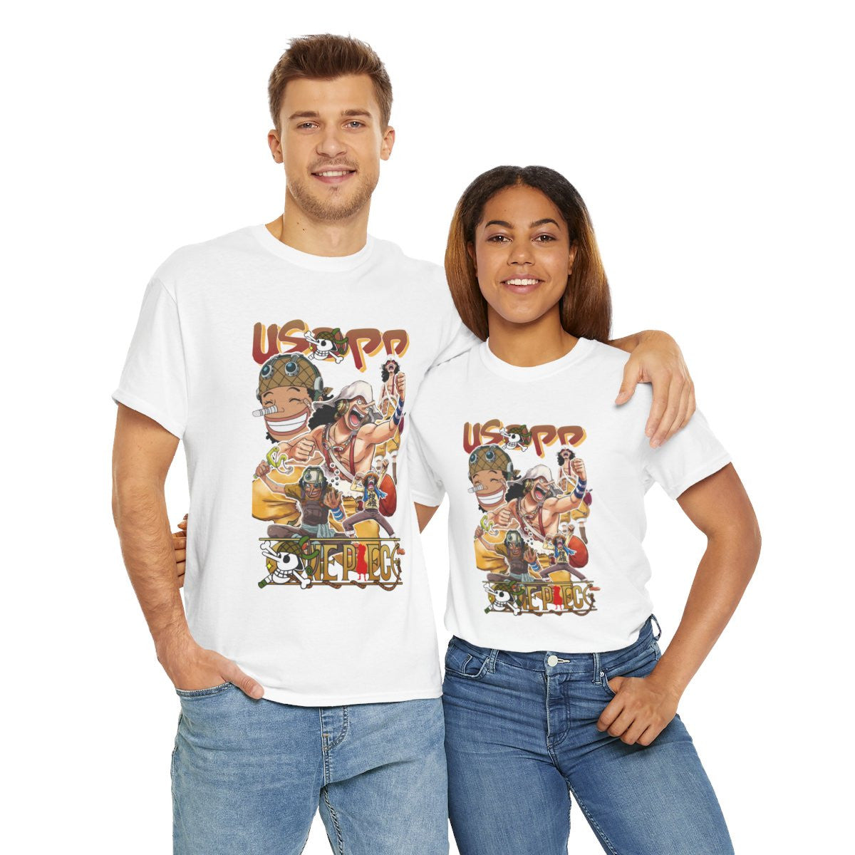 Tee shirt Unisex Usopp One piece Homme/Femme