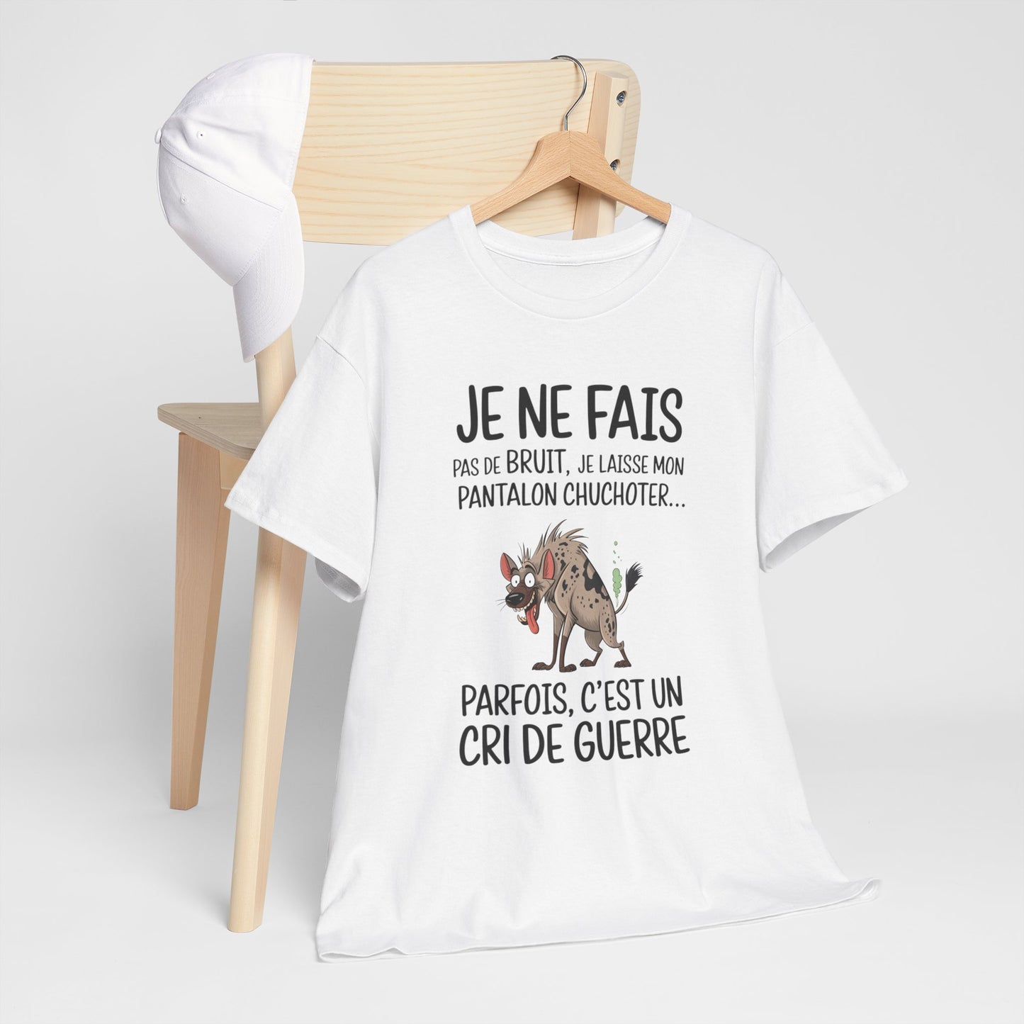 Tee-Shirt Je Ne Fais Pas de Bruit Je Laisse Mon Pantalon Chuchoter – Humour Pet Drôle – Cadeau Homme Femme Blague Adulte