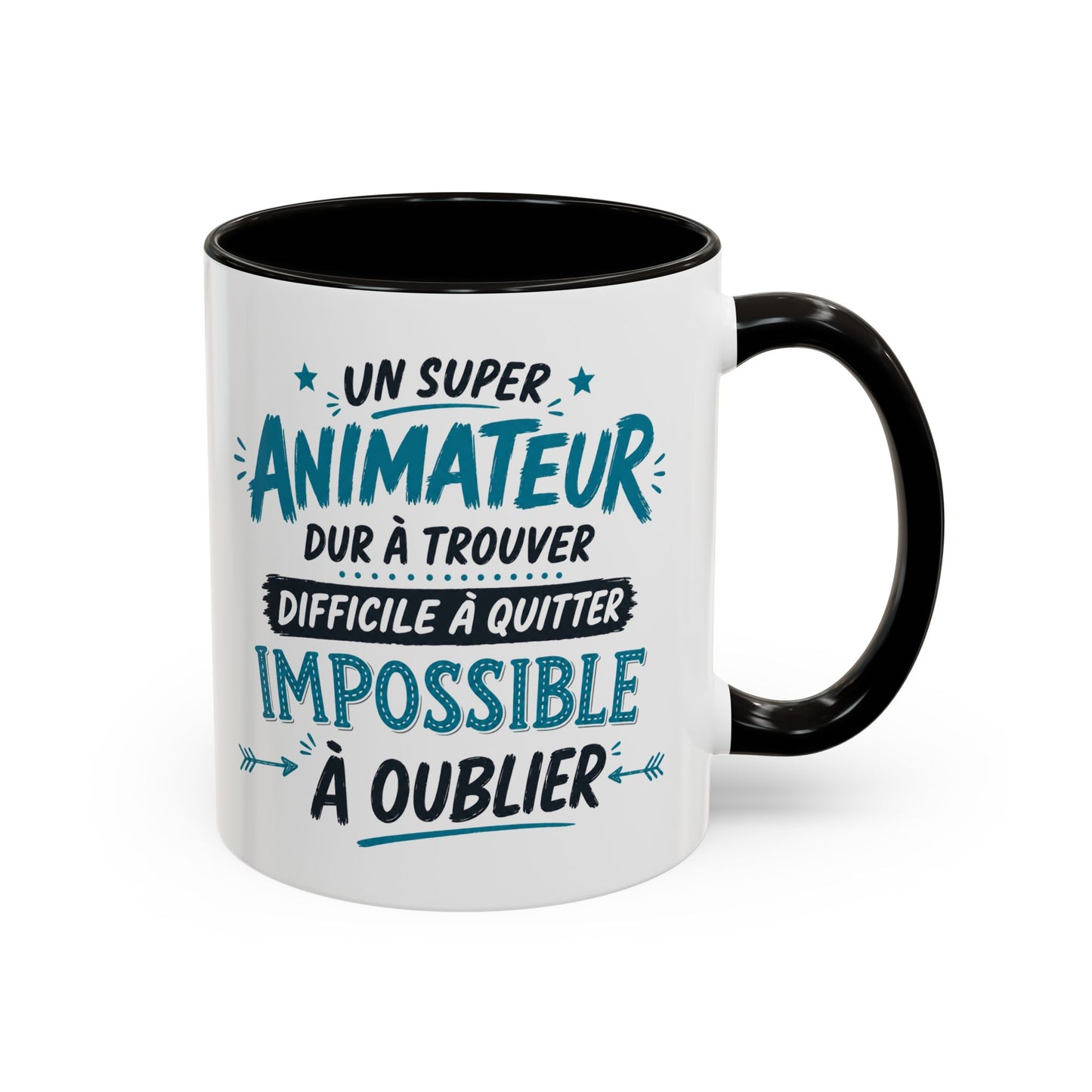 Mug Animateur Homme – Tasse Humour Un Super Animateur Impossible à Oublier – Cadeau Original Animateur Anniversaire Noël 325ml