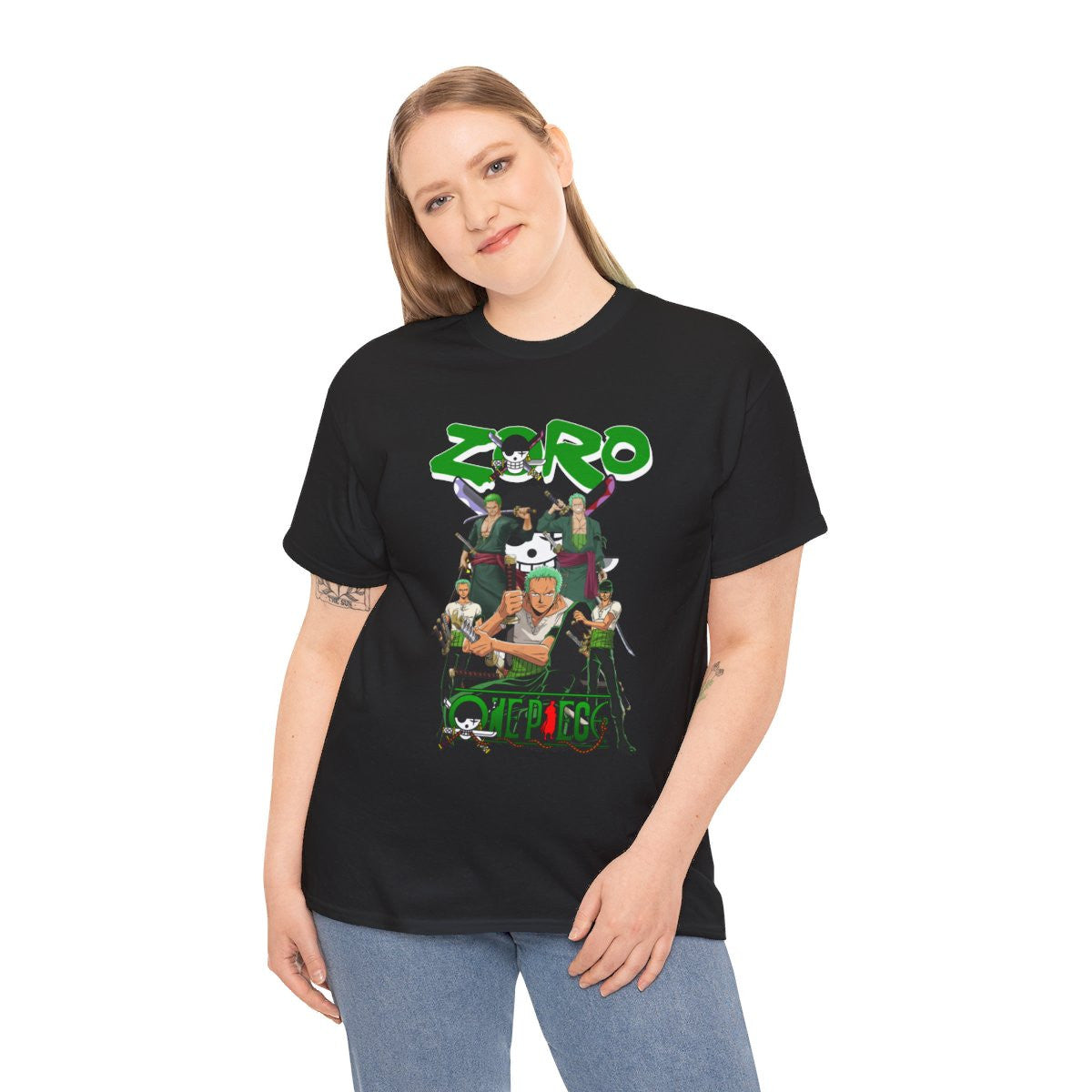 Tee shirt Unisex Zoro One piece Homme/Femme