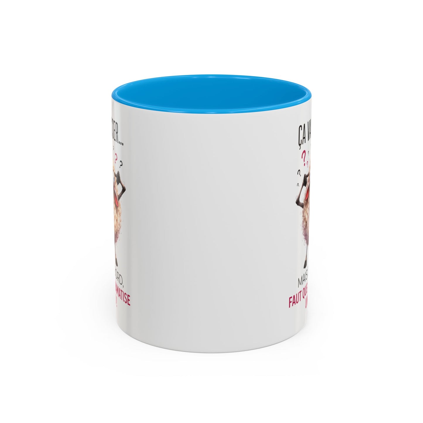 Tasse Ça Va Passer Mais D’Abord Faut Que Je Dramatise Un Peu – Mug Humour Mouton Drôle – Cadeau Homme Femme 325ml
