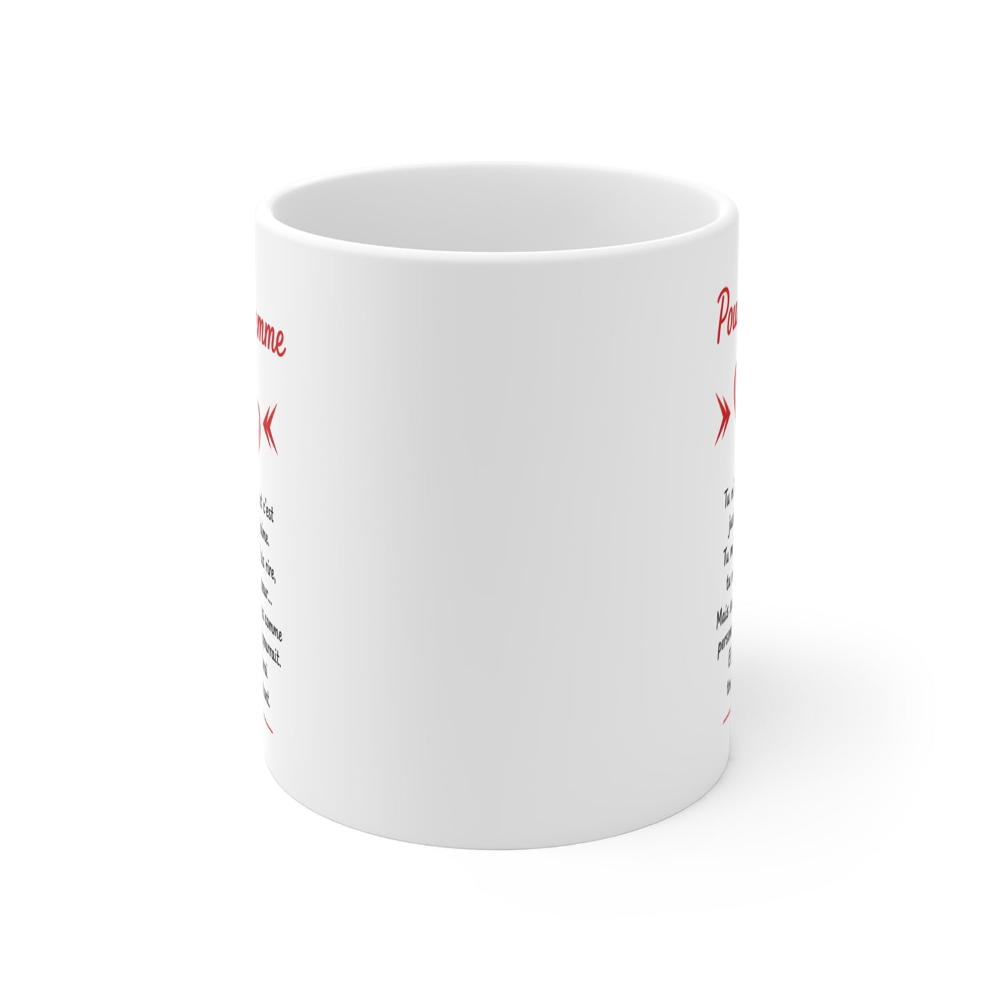 Tasse Pour Ma Femme – Mug Message d’Amour Romantique – Cadeau Femme Épouse Saint-Valentin Anniversaire 325ml