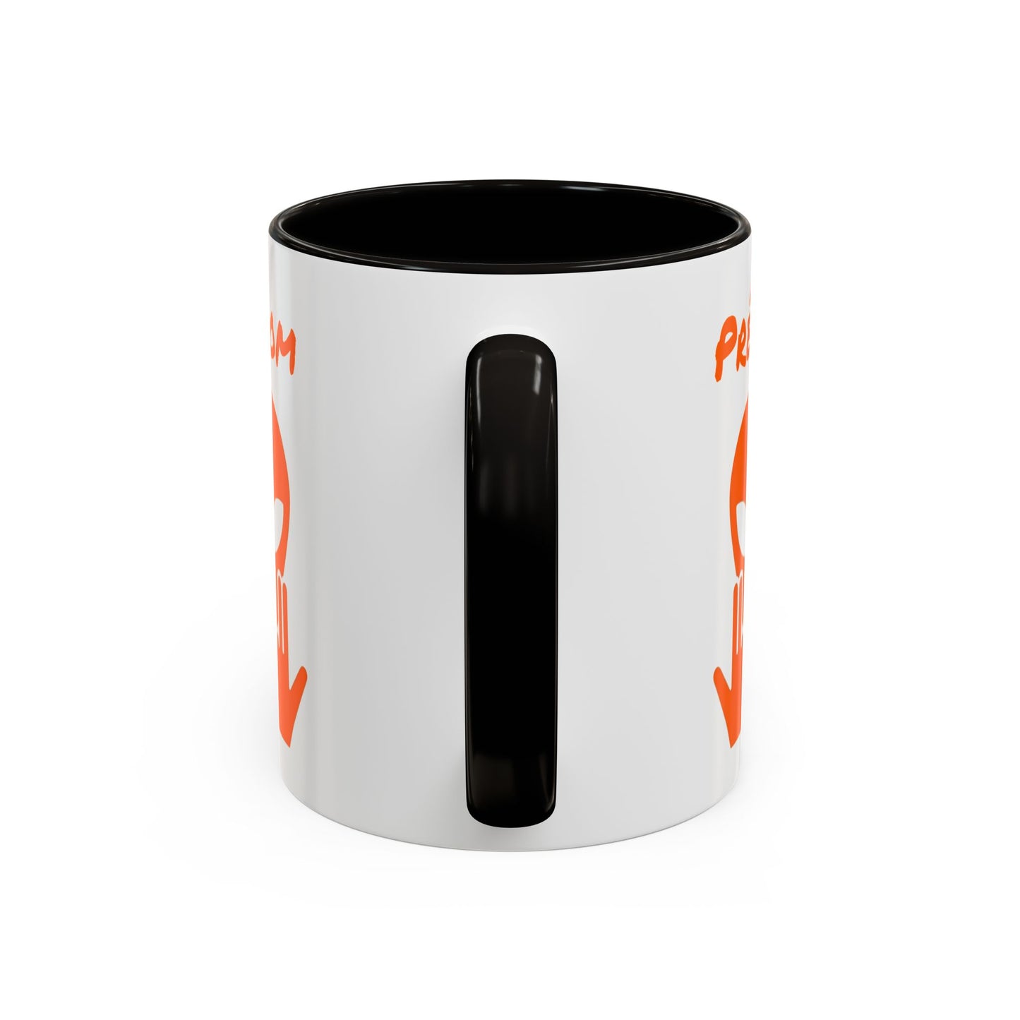 Mug Alien Personnalisé avec Prénom Tasse Humour Orange OVNI Signe Jul Cadeau Drôle et Original  Noir Bleu Rouge