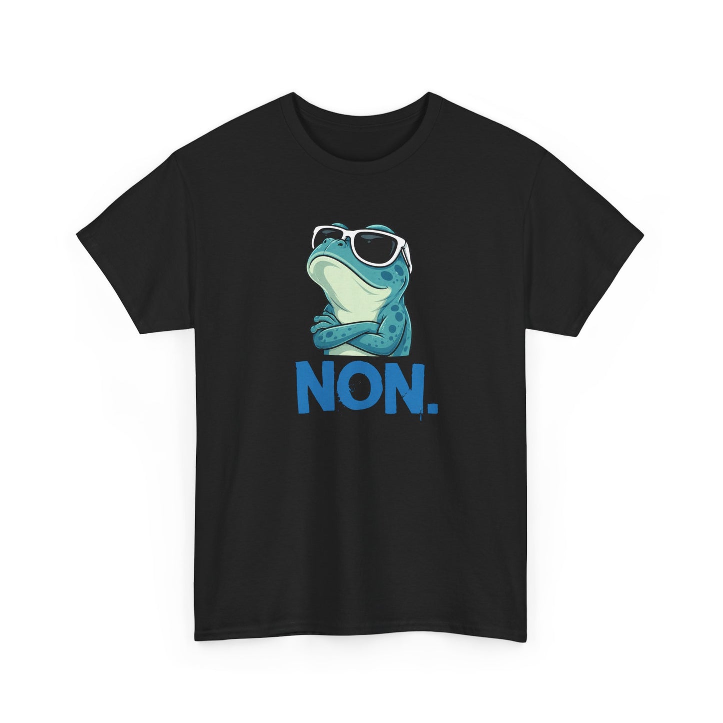 Tee-Shirt Humour Homme et Femme – Grenouille Drôle avec Lunettes de Soleil – Idée Cadeau Original Anniversaire