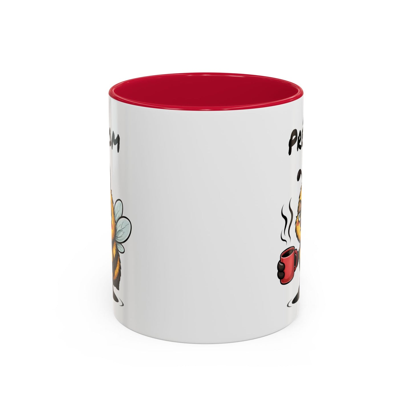 Tasse Abeille Café Personnalisable 325ml – Mug Céramique Humour Fatigue Réveil Prénom Cadeau Original