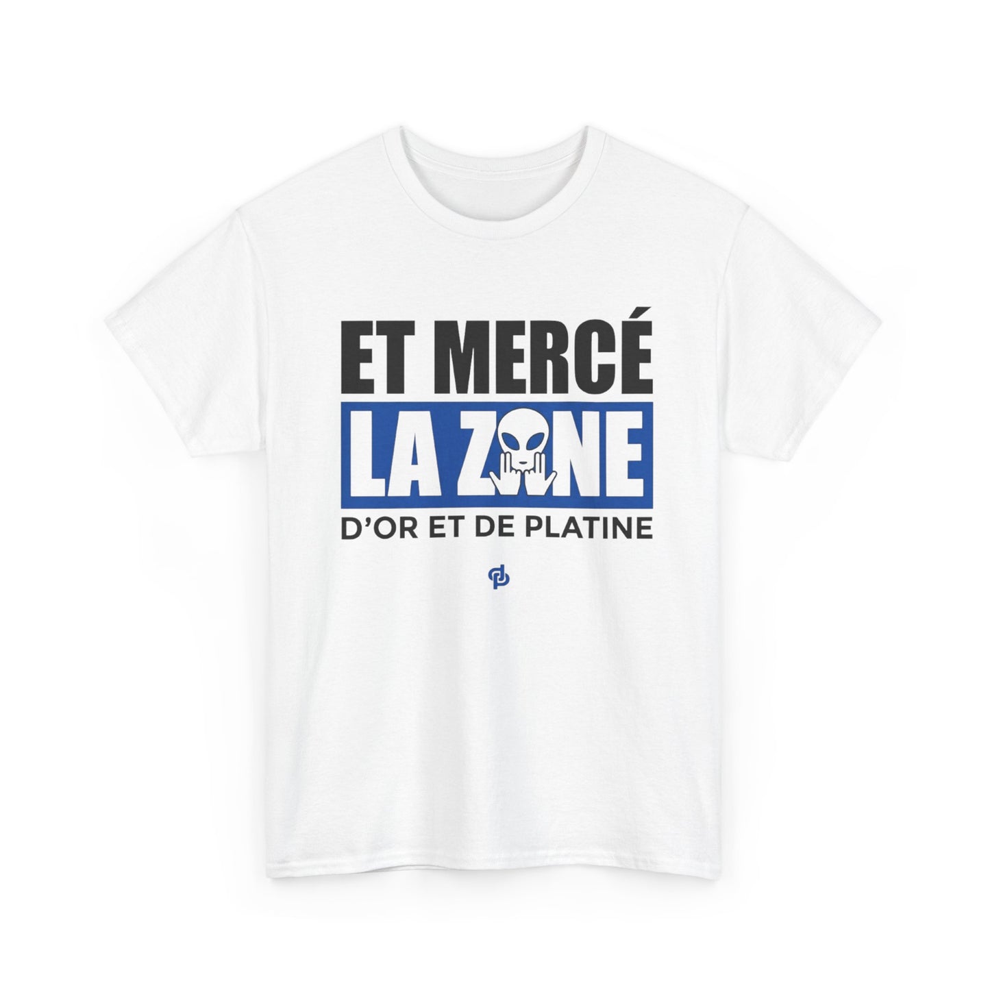 T-Shirt Merci La Zone Humour Rap Français Homme – Design Urbain Style Marseille – Tee Shirt Streetwear Fan Musique Urbaine Team JuL