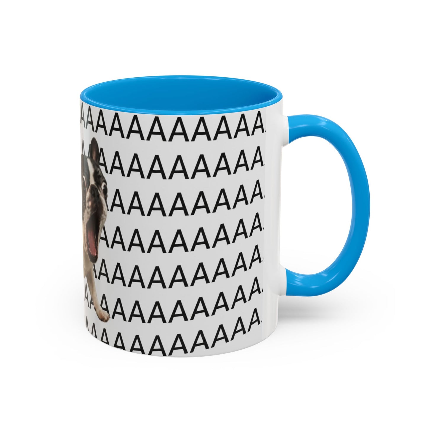 Tasse Chien Cri Drôle – Mug Bulldog Français Meme AAAAA – Cadeau Humour Homme Femme 325ml