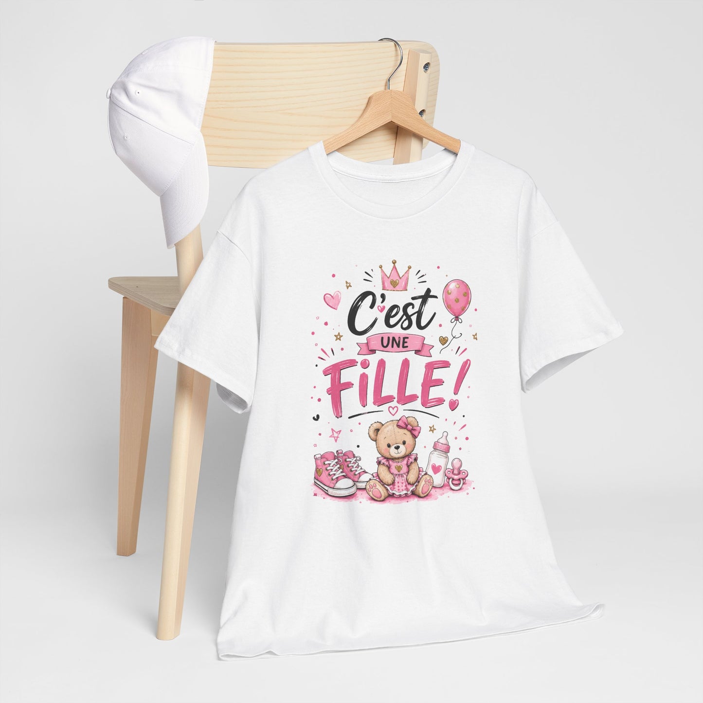 Tee Shirt Annonce Grossesse Homme et Femme Révélation Sexe Enfant Future Maman Futur Papa Cadeau