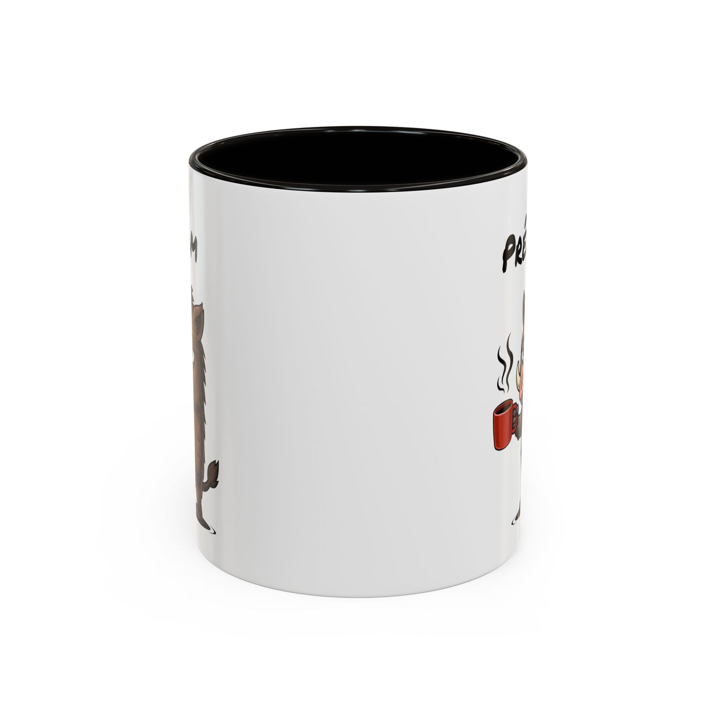 Mug Sanglier Fatigué Personnalisable 325ml – Tasse Café Humour Animal Drôle Réveil Difficile Cadeau