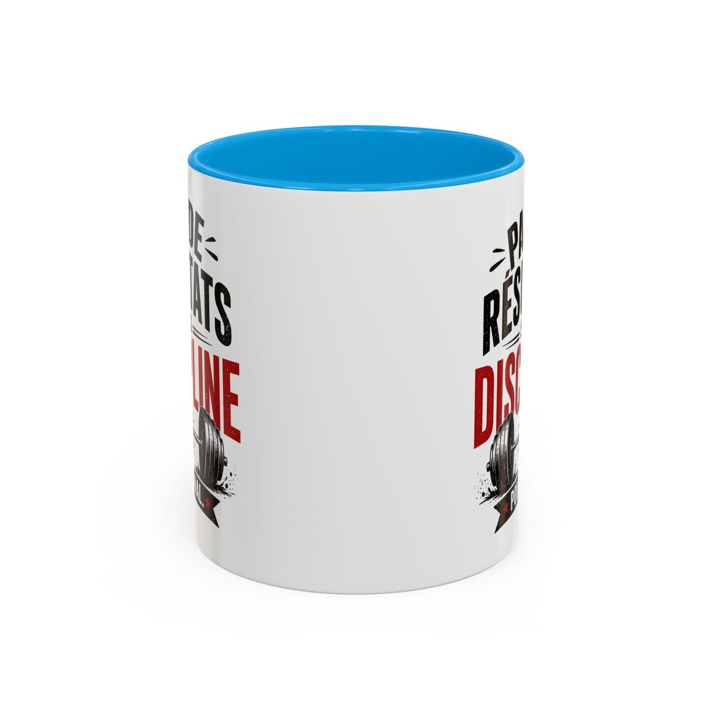 Mug Motivation Fitness – Pas de Résultats sans Discipline – Cadeau Musculation Sport Homme Femme 325ml