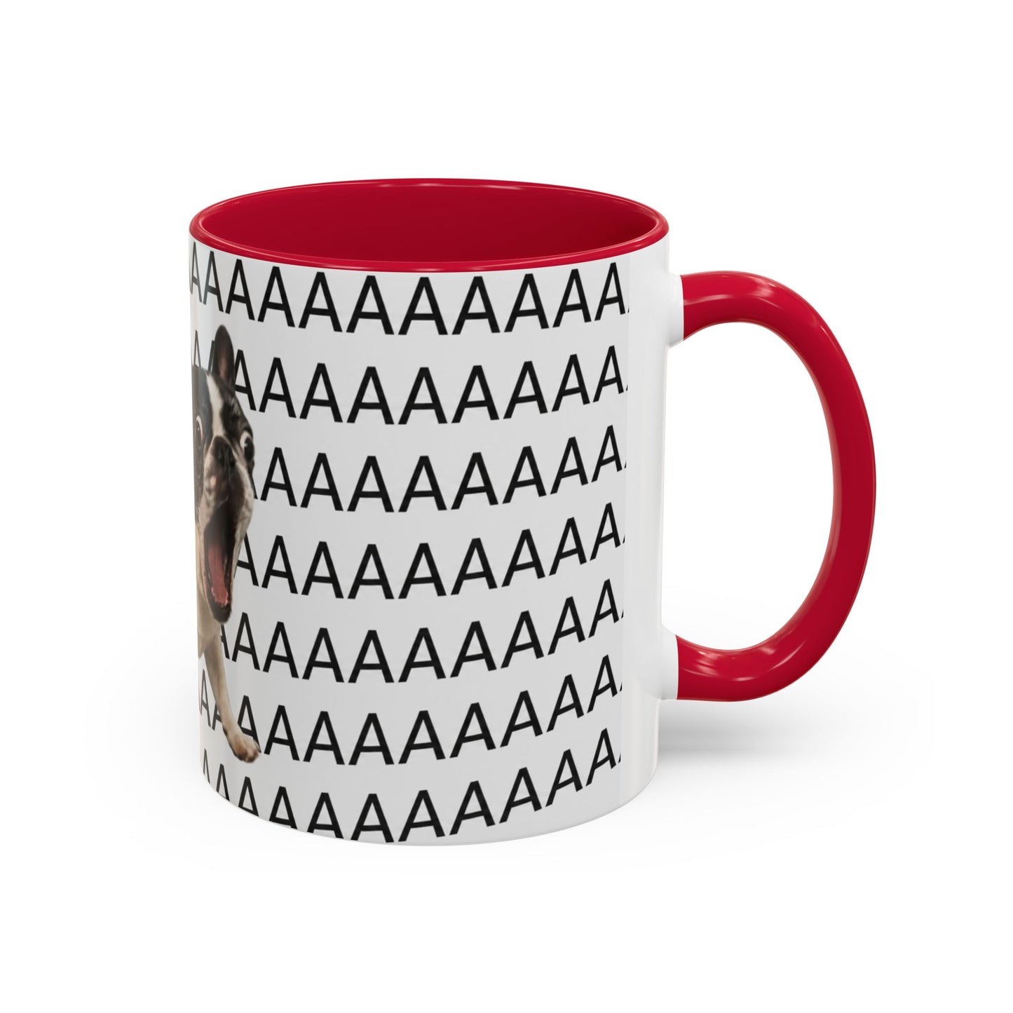 Tasse Chien Cri Drôle – Mug Bulldog Français Meme AAAAA – Cadeau Humour Homme Femme 325ml