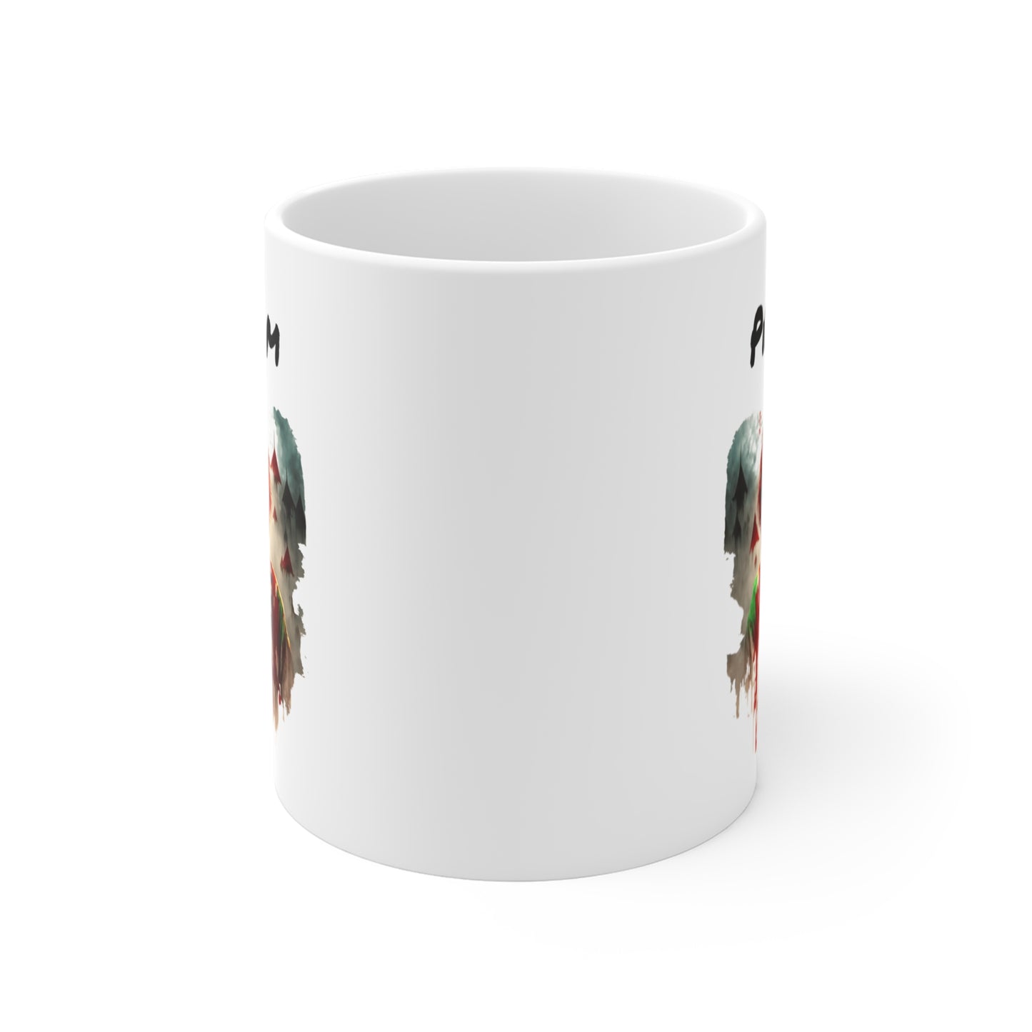 Mug Personnalisé Clown Horreur 325ml – Tasse Céramique Prénom Halloween – Cadeau Effrayant Film