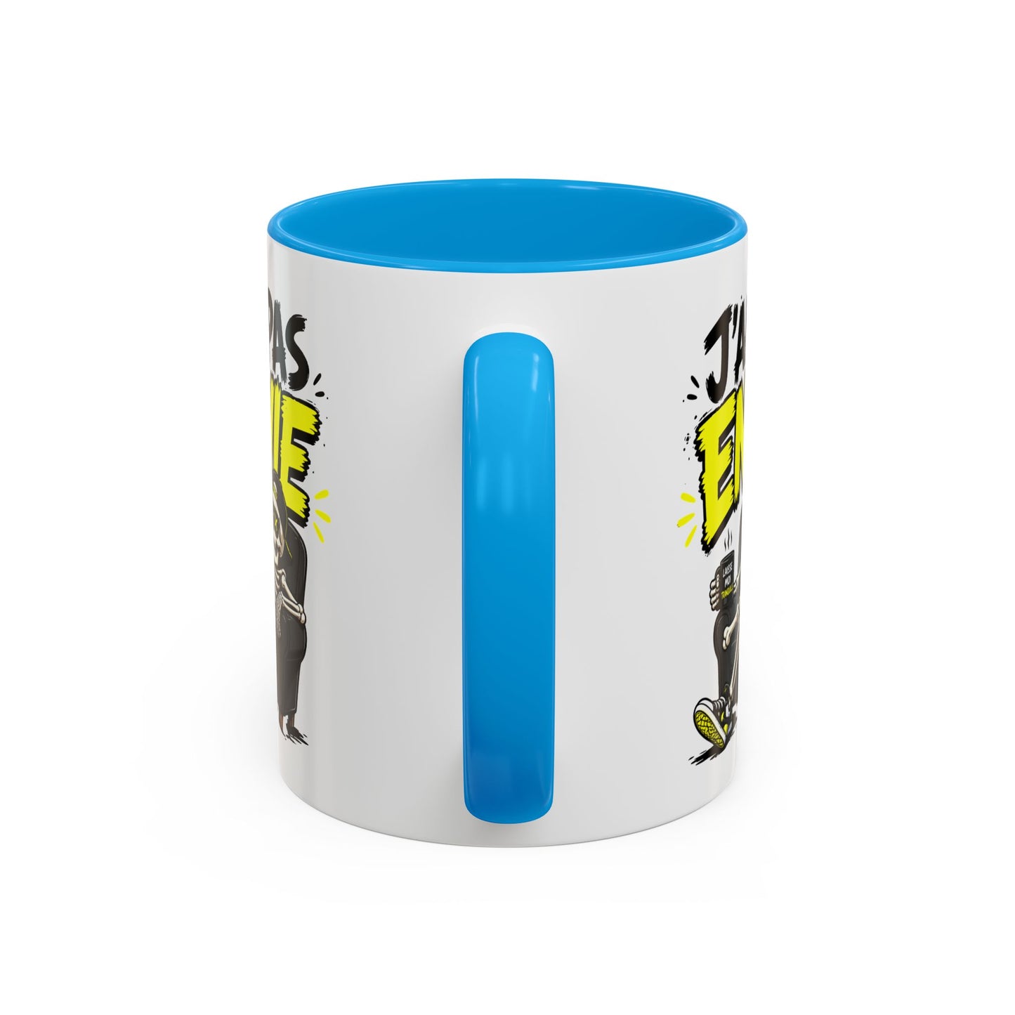 Mug Drôle J’ai Pas Envie – Tasse Humoristique avec Squelette Détendu – Cadeau Humour Bureau Café 325ml